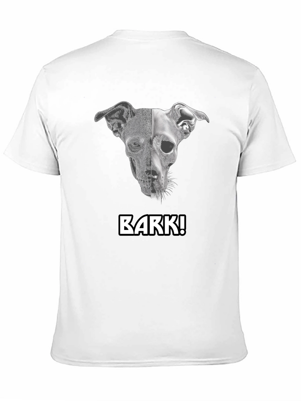 Dog Skull Black T-Shirt -  Unleash Your Style