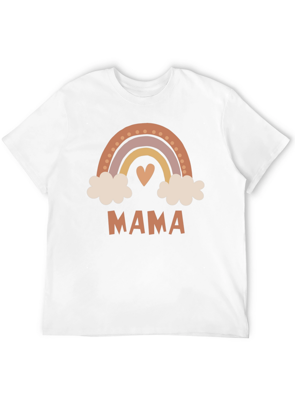 Mama Rainbow Graphic T-Shirt - Stylish Mothers Day Tee
