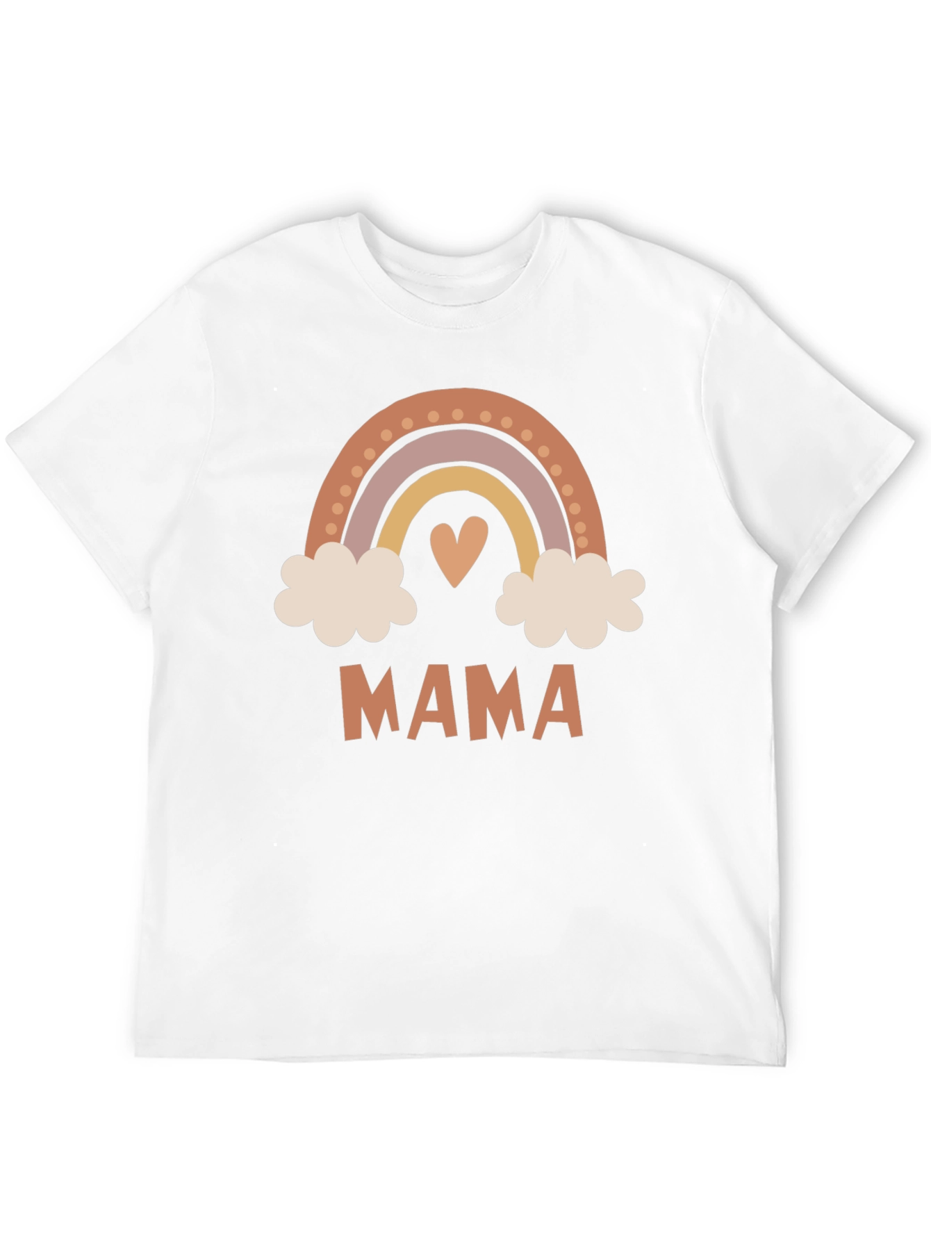 Mama Rainbow Graphic T-Shirt - Stylish Mothers Day Tee