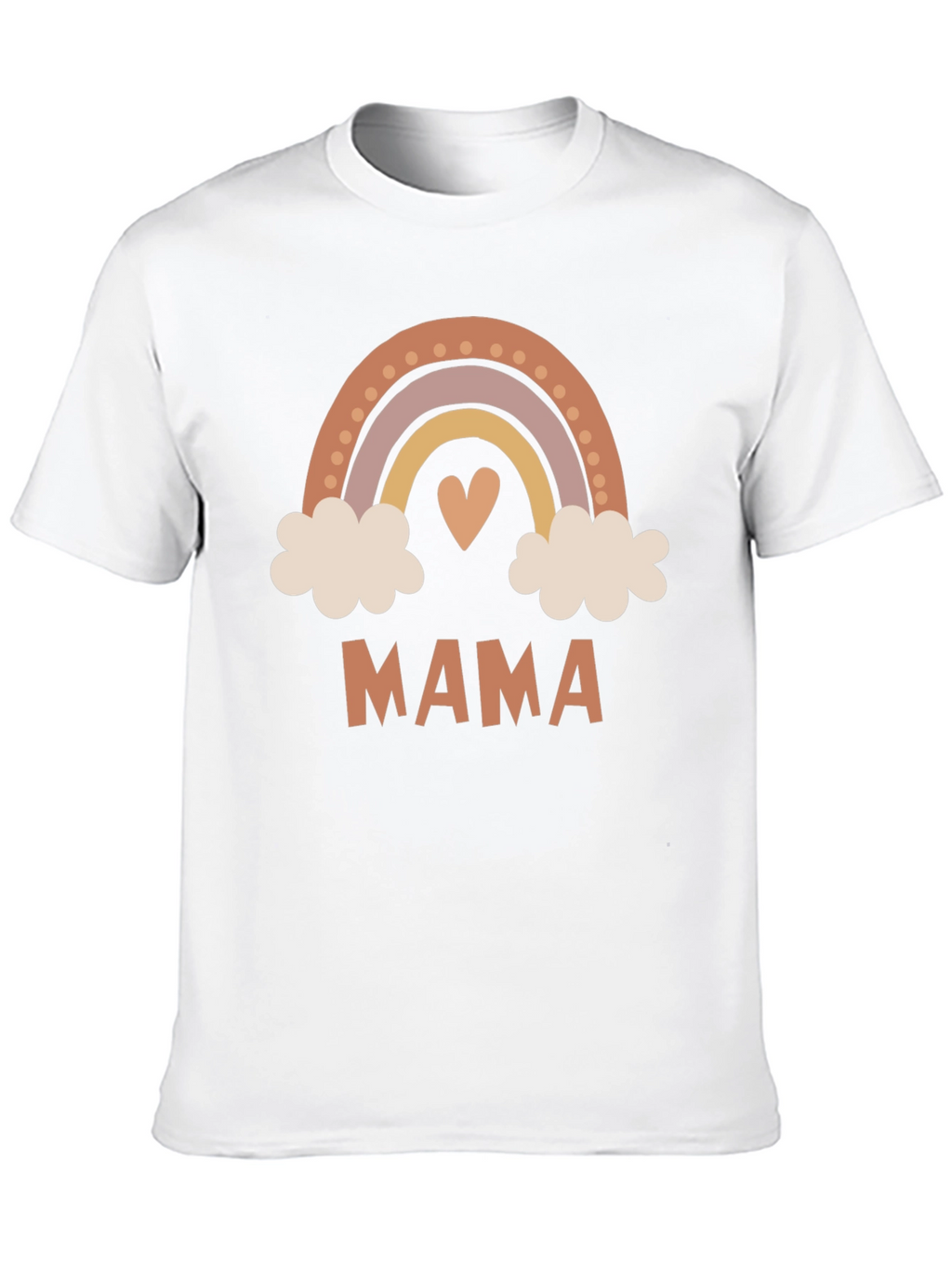 Mama Rainbow Graphic T-Shirt - Stylish Mothers Day Tee