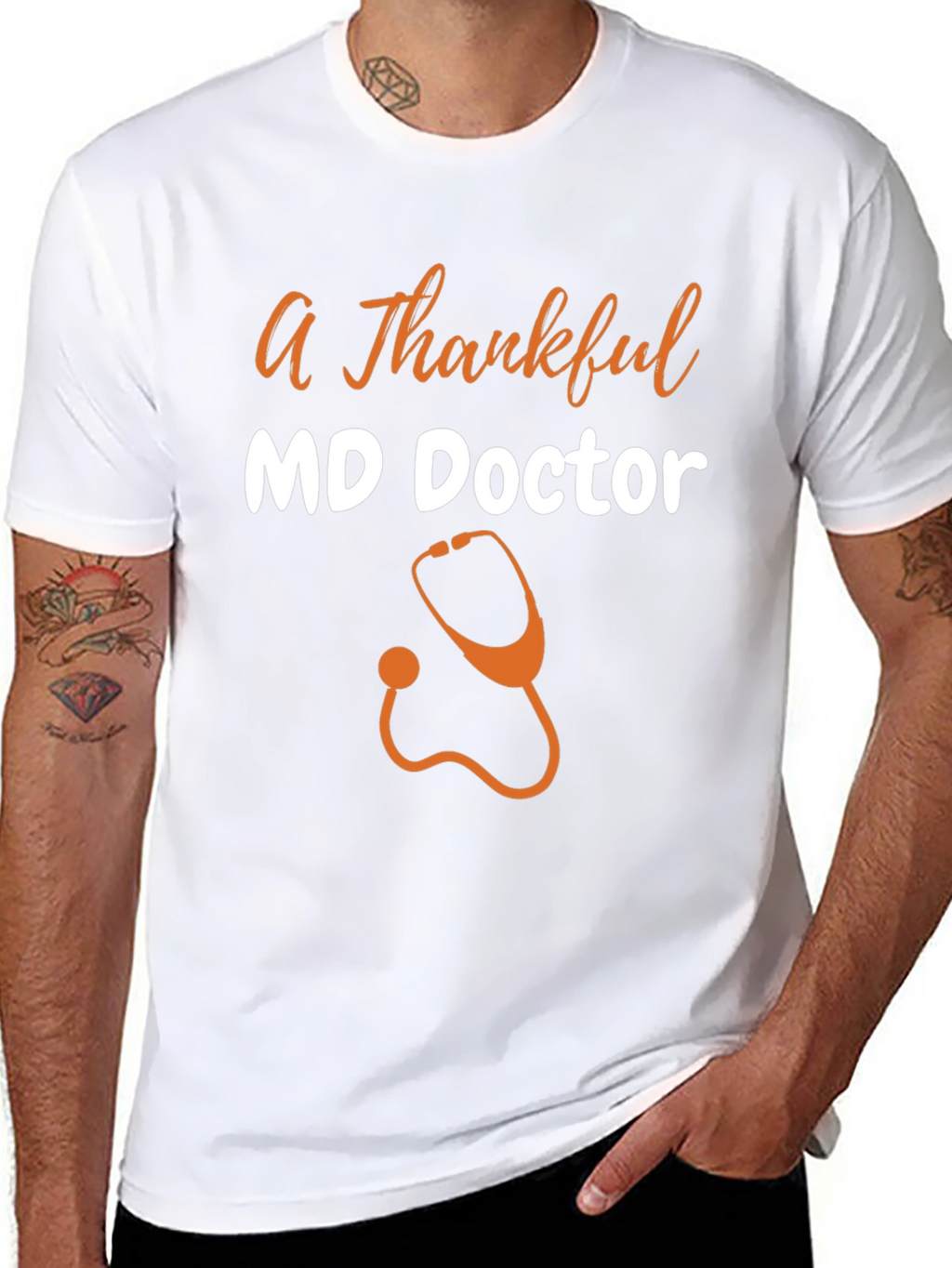Thankful MD Doctor Graphic T-Shirt