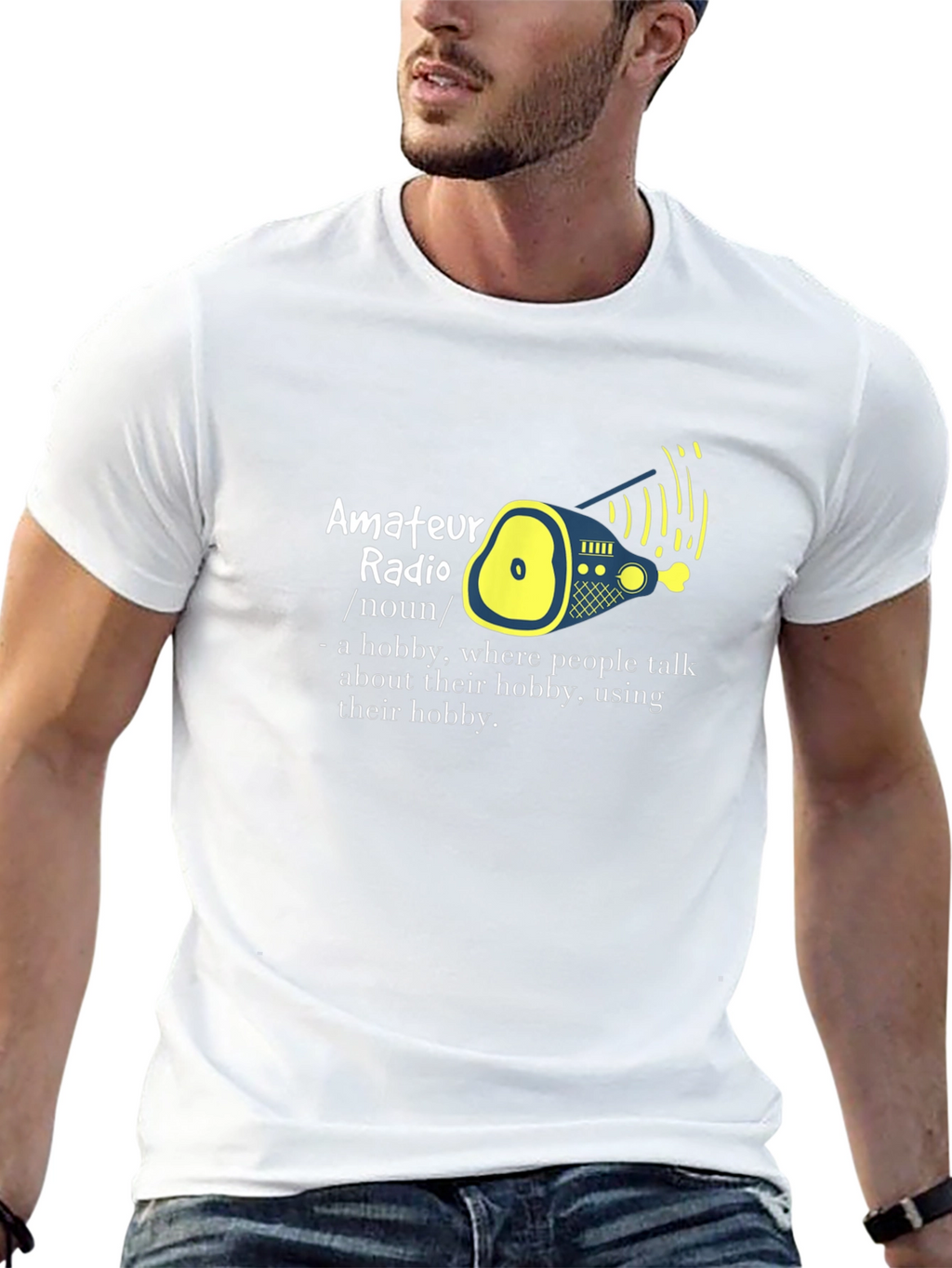 Amateur Radio Hobby T-Shirt - Definition Design