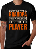 Grandpa Football Player T-Shirt