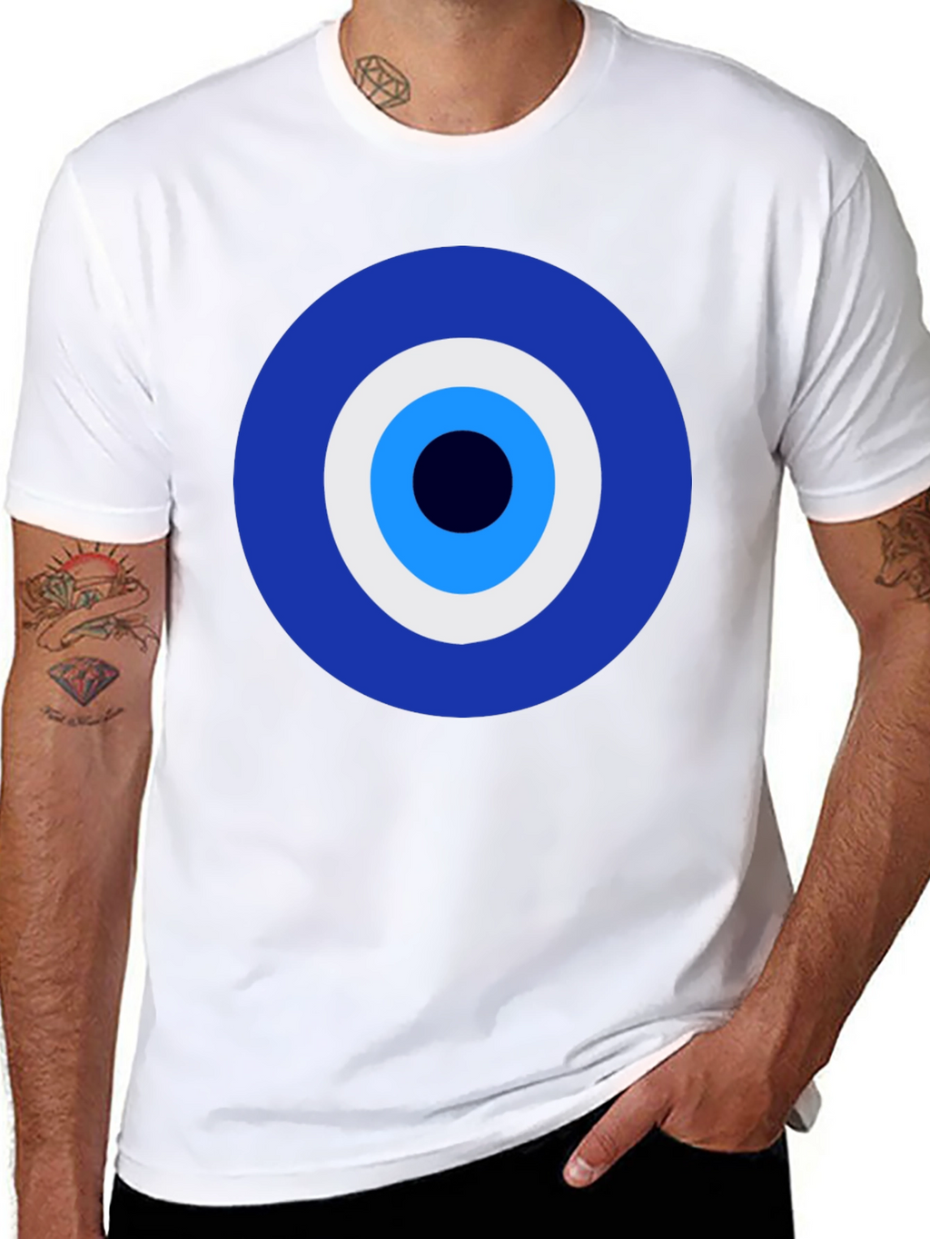 Evil Eye Graphic Tee - Protection & Style