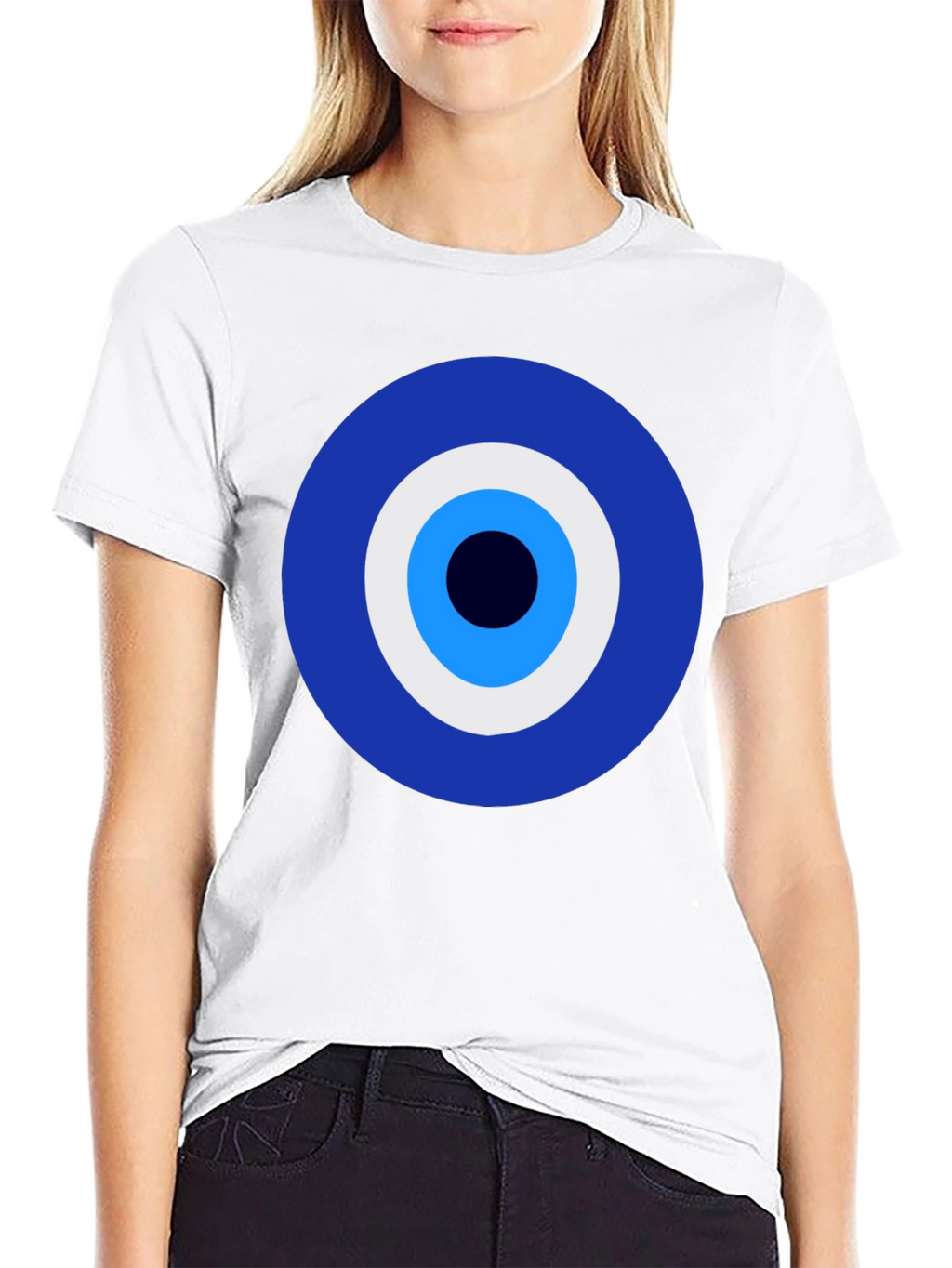 Evil Eye Graphic Tee - Protection & Style