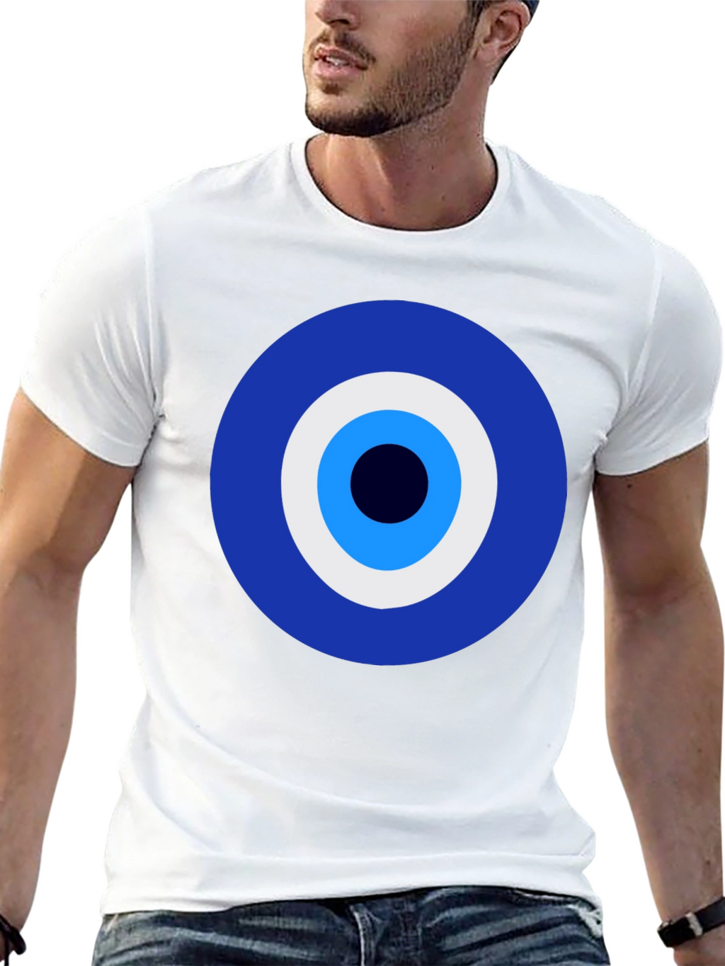 Evil Eye Graphic Tee - Protection & Style