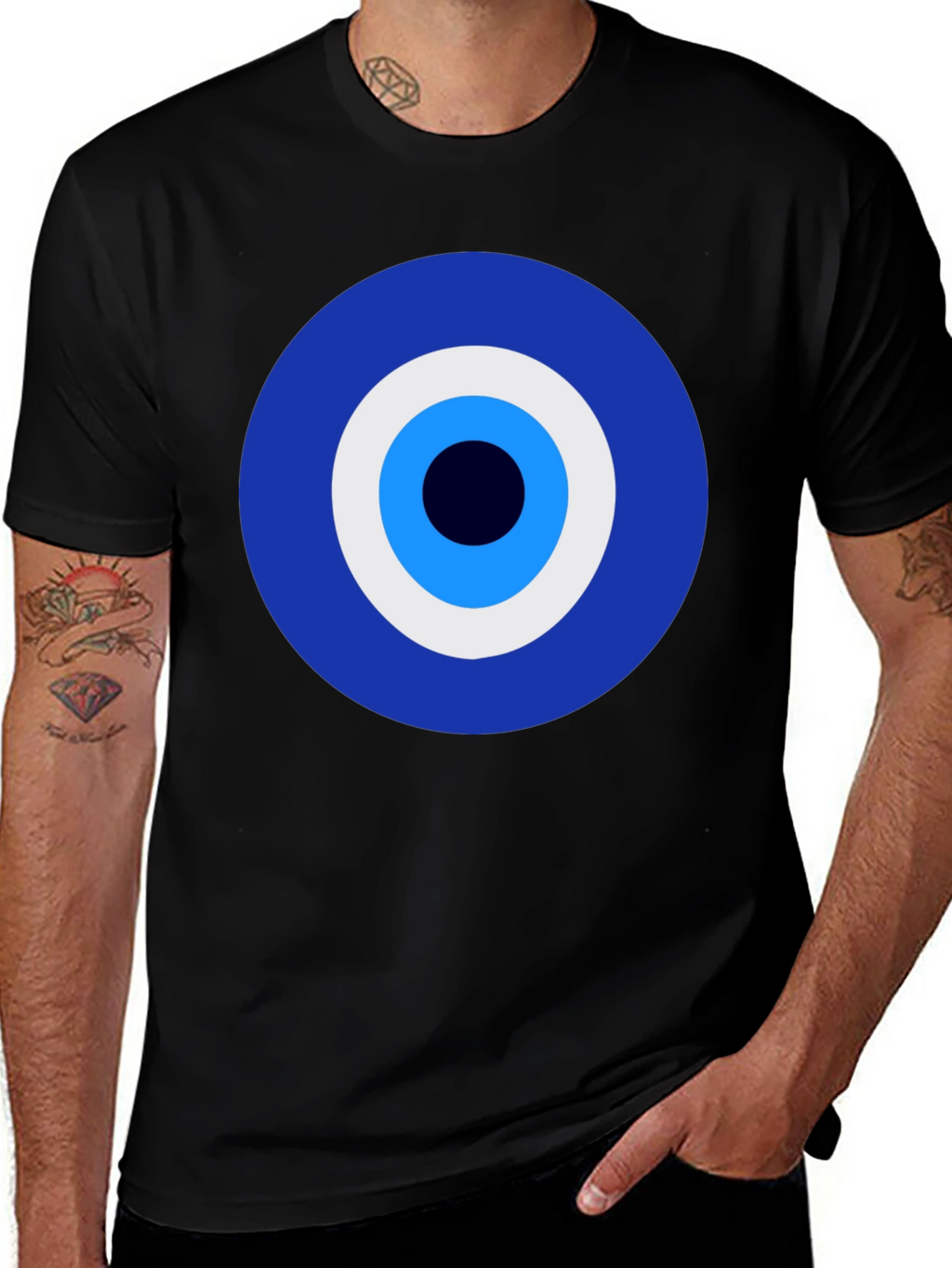 Evil Eye Graphic Tee - Protection & Style