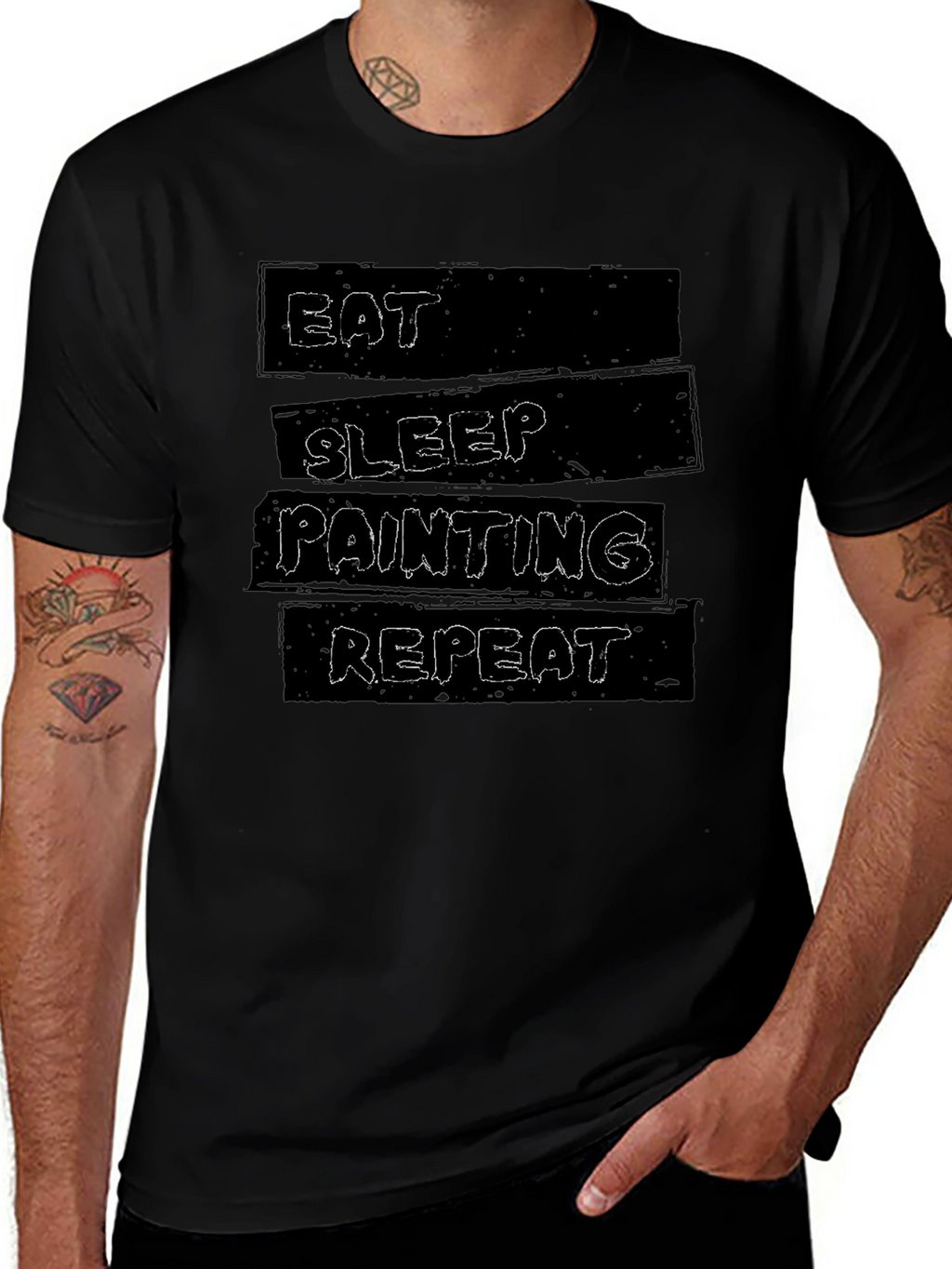 Eat Sleep Painting Repeat T-Shirt