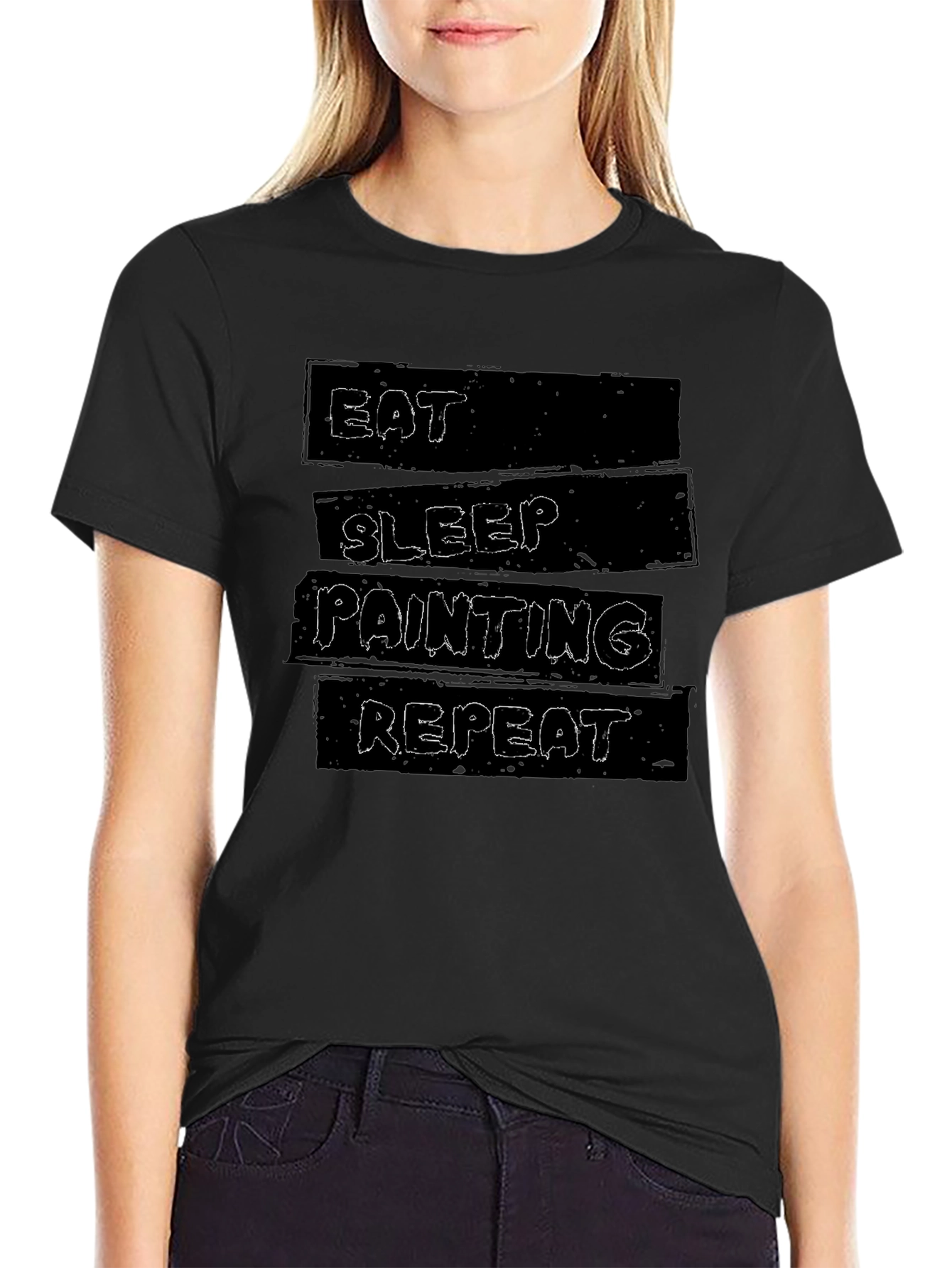 Eat Sleep Painting Repeat T-Shirt