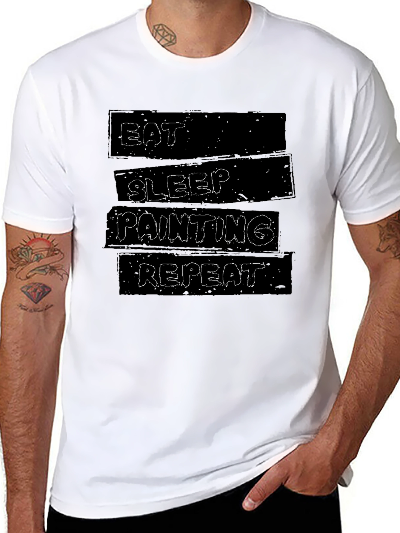 Eat Sleep Painting Repeat T-Shirt