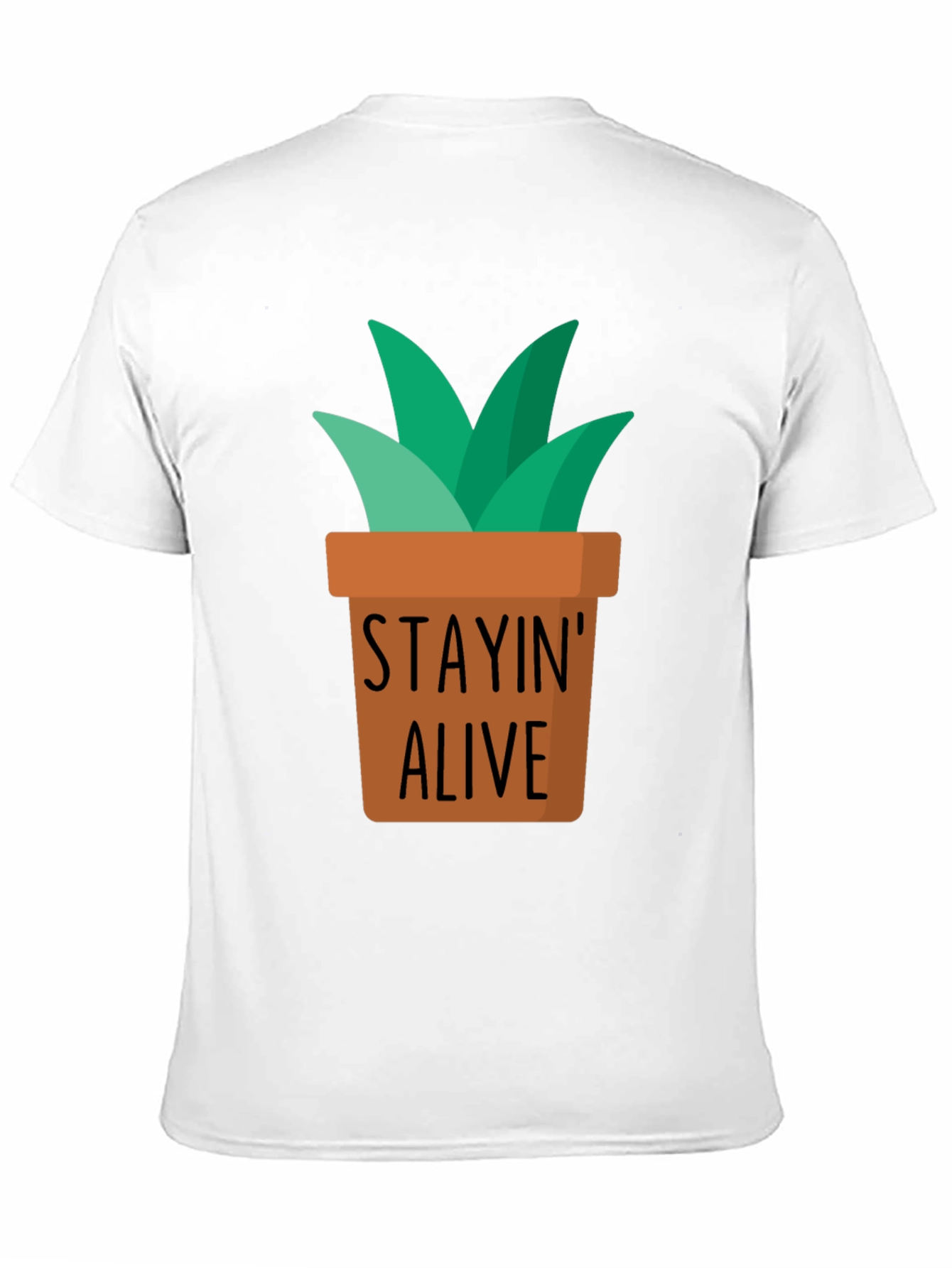 Stayin Alive Plant Graphic T-Shirt