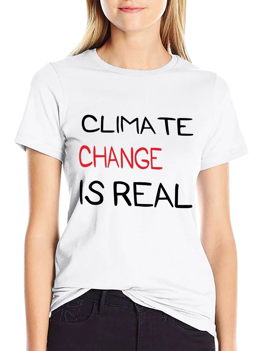 Climate Change Awareness T-Shirt - Black