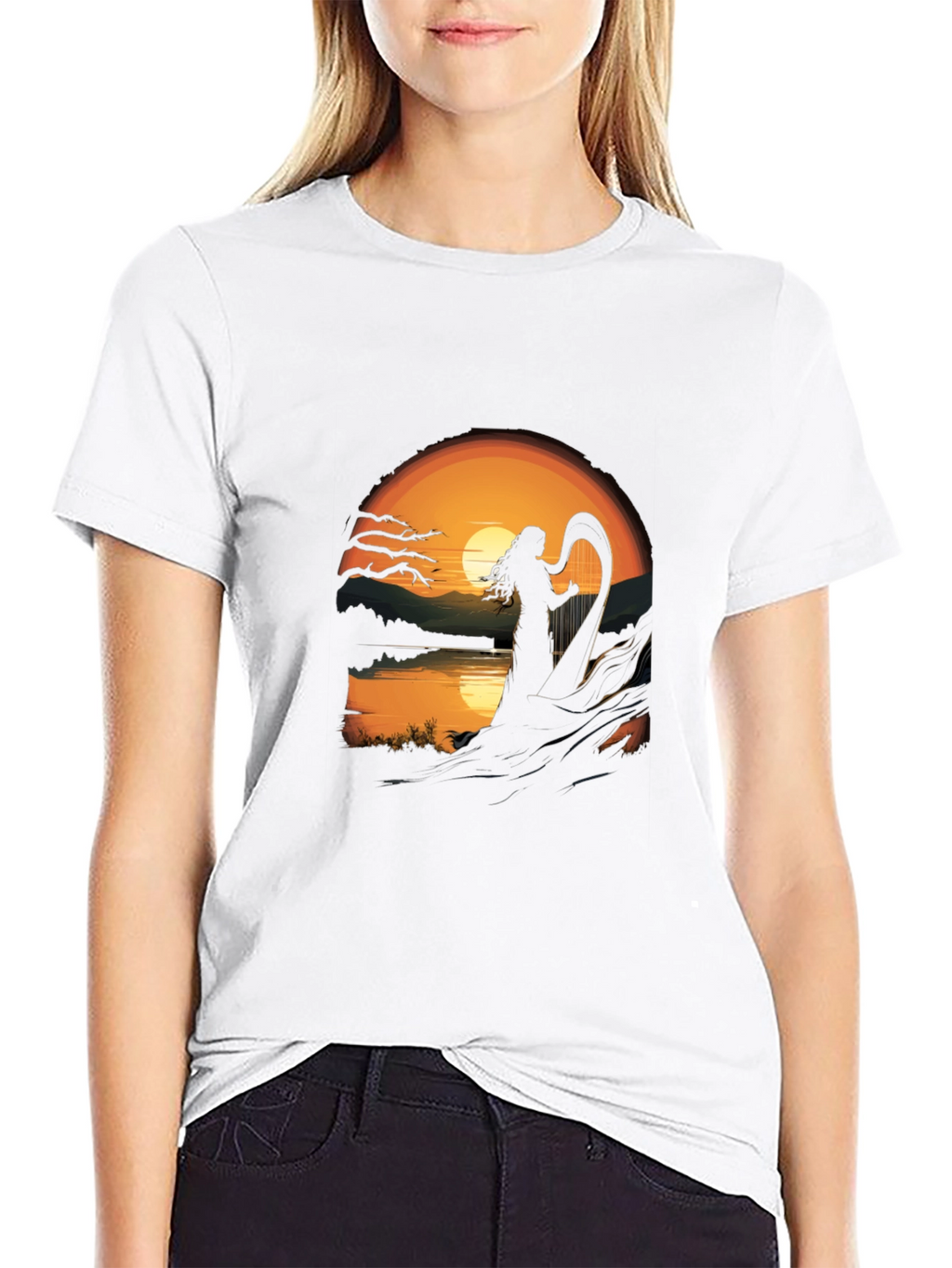 Sunset Harpist T-Shirt