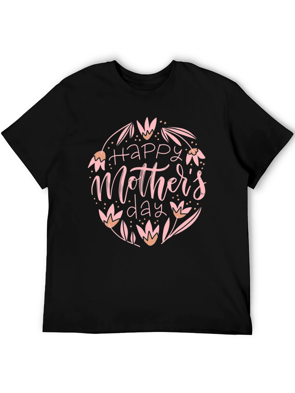 Happy Mothers Day T-Shirt - Floral Design