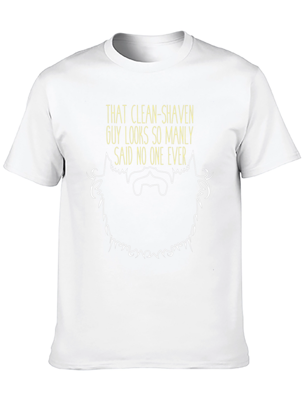 Funny Bearded Man Graphic T-Shirt