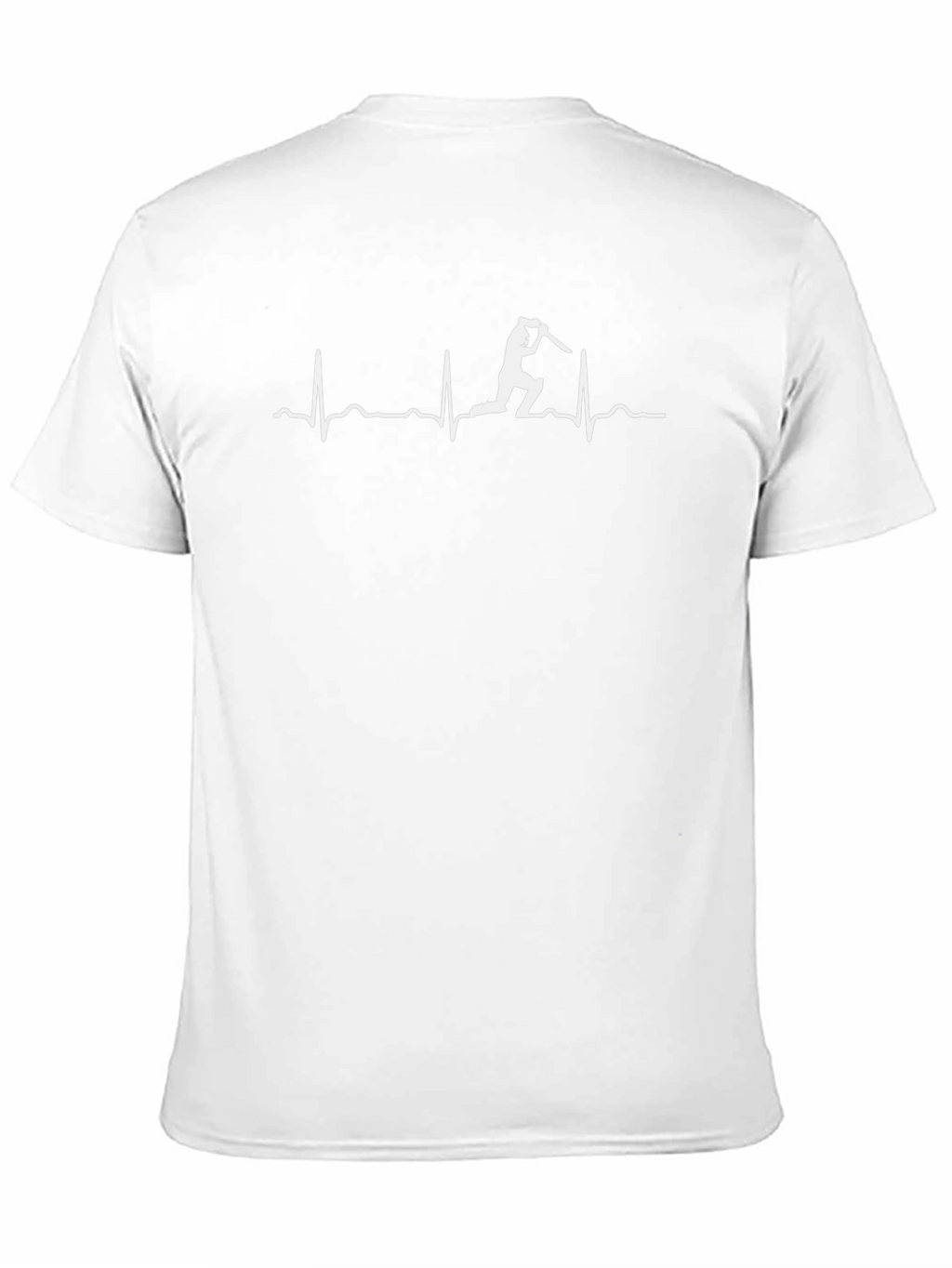 Cricket Heartbeat Graphic Tee - Black Cotton T-Shirt