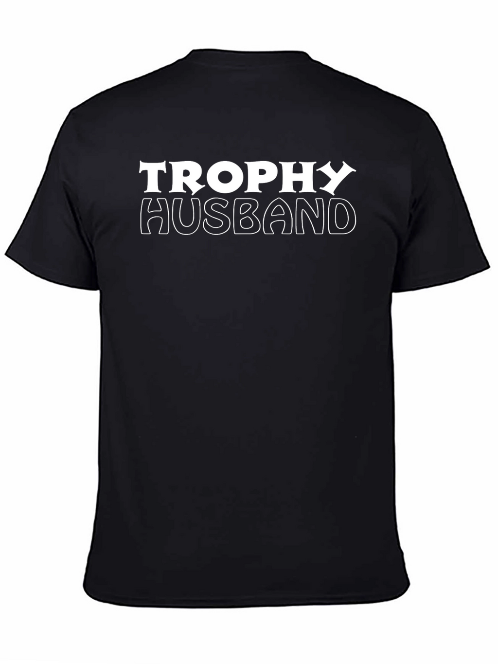 Trophy Husband Graphic T-Shirt - Black