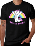 Death Metal Unicorn Black T-Shirt
