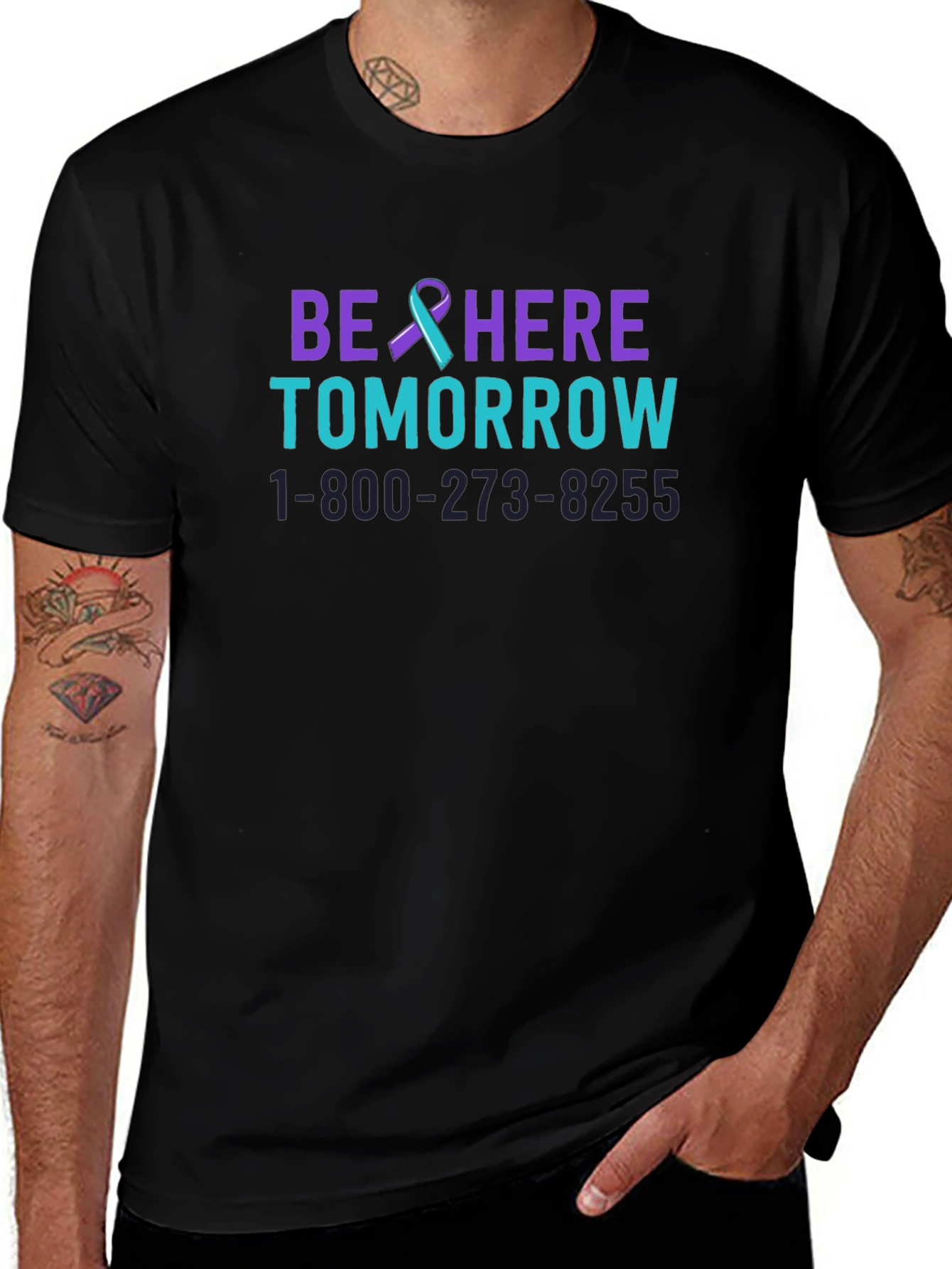 Be Here Tomorrow T-Shirt Suicide Prevention