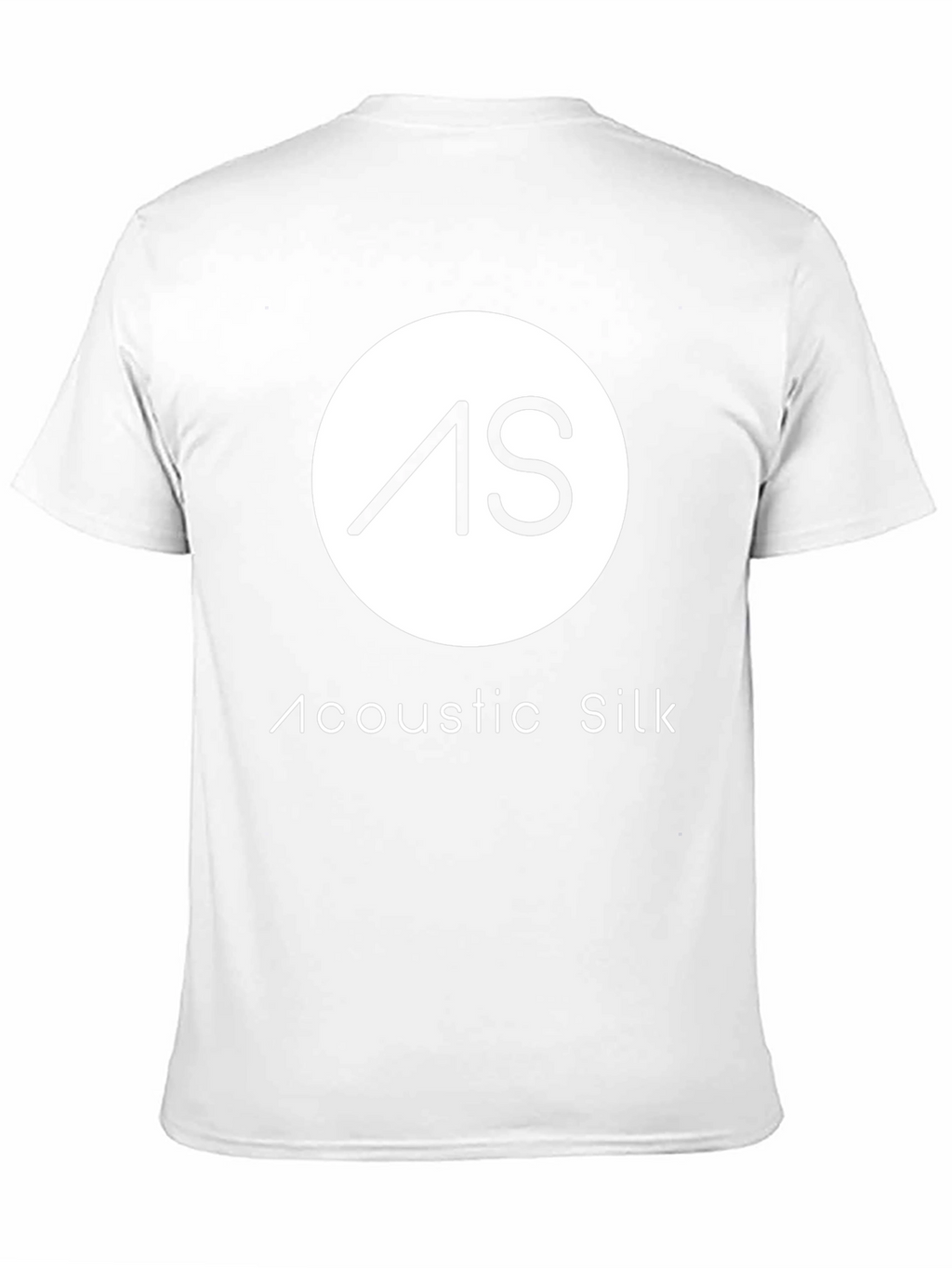Acoustic Silk Black T-Shirt - Modern Design