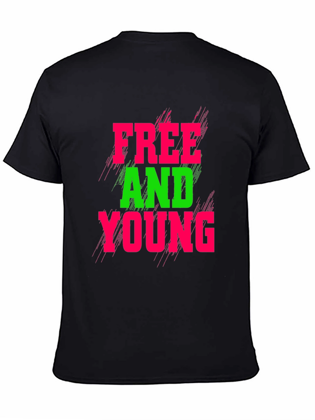 Free and Young Graphic T-Shirt
