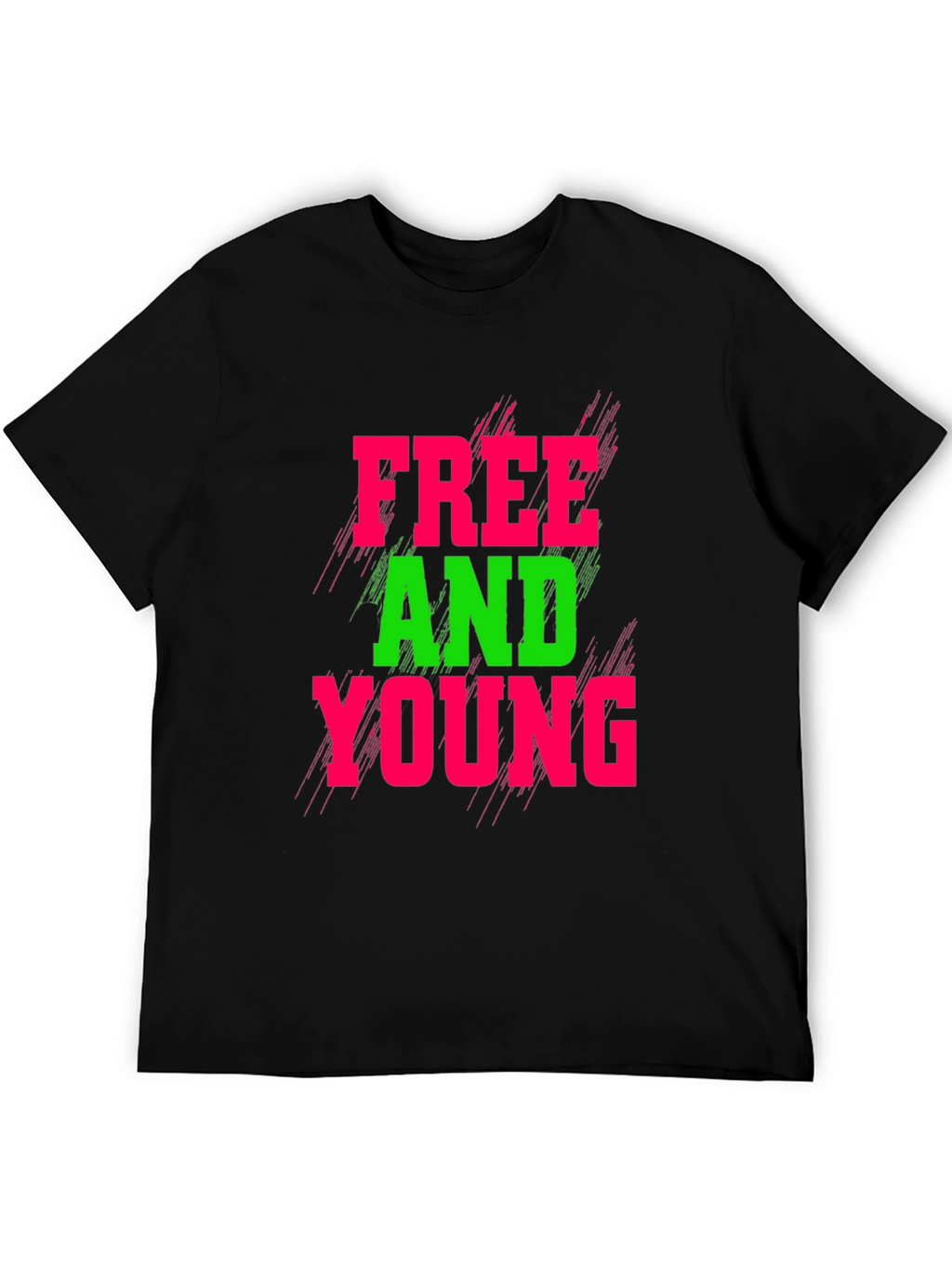 Free and Young Graphic T-Shirt