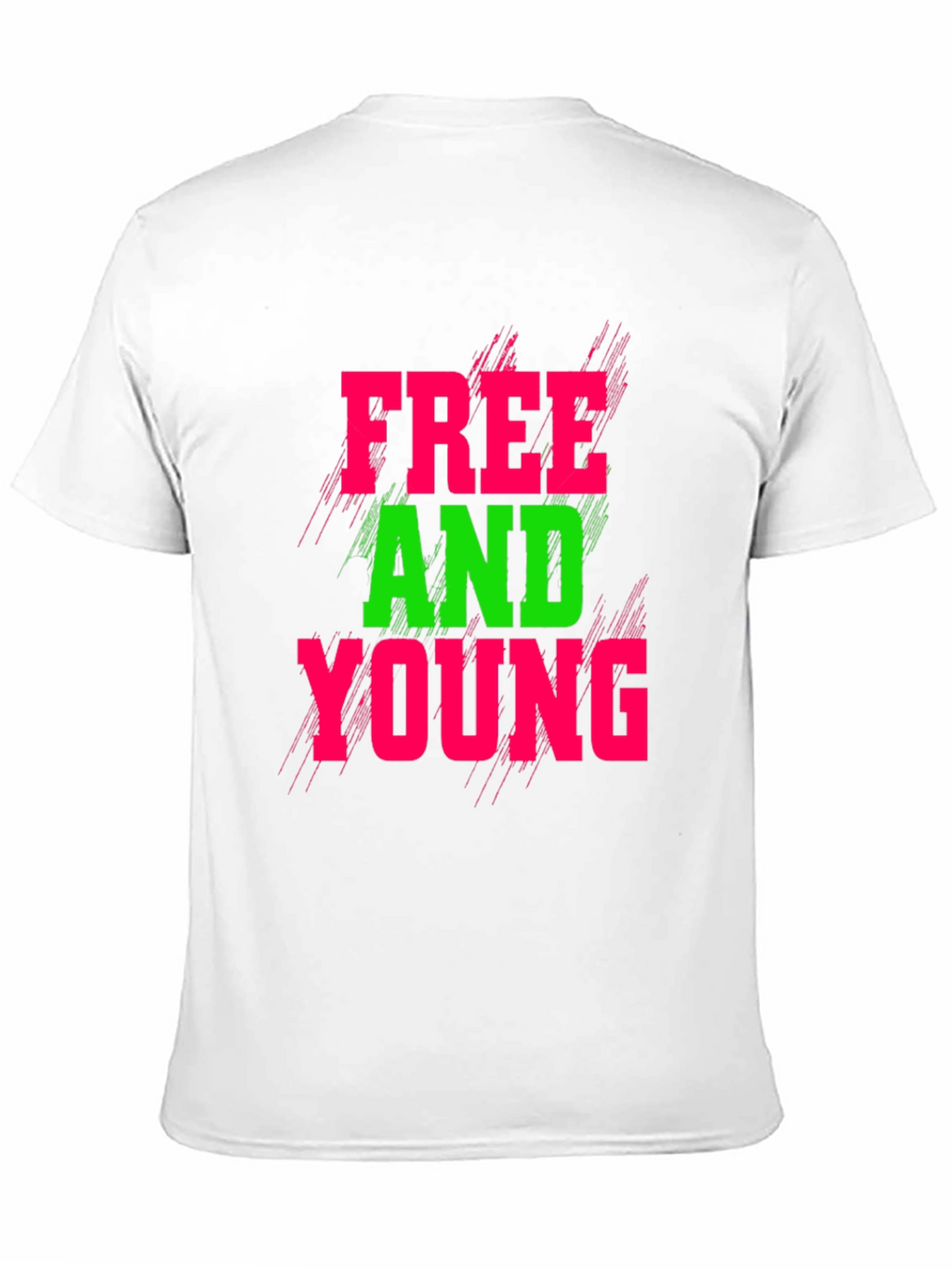 Free and Young Graphic T-Shirt
