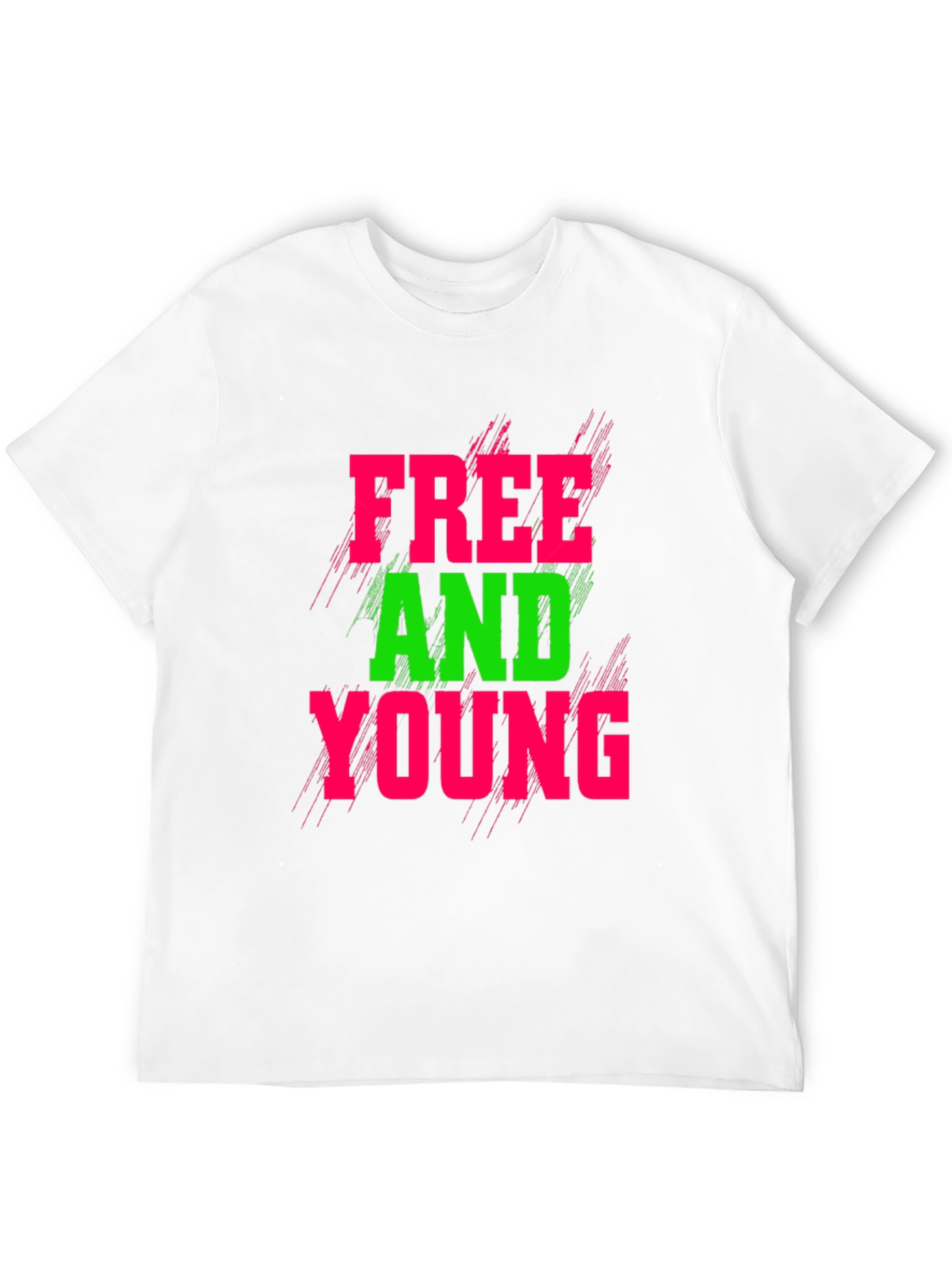 Free and Young Graphic T-Shirt