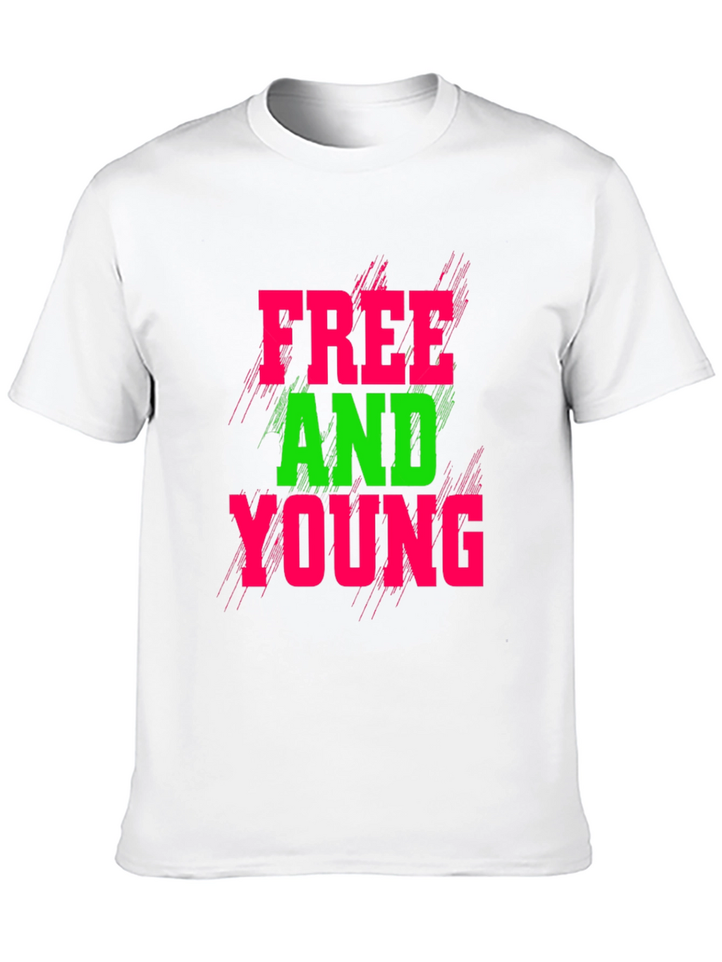 Free and Young Graphic T-Shirt