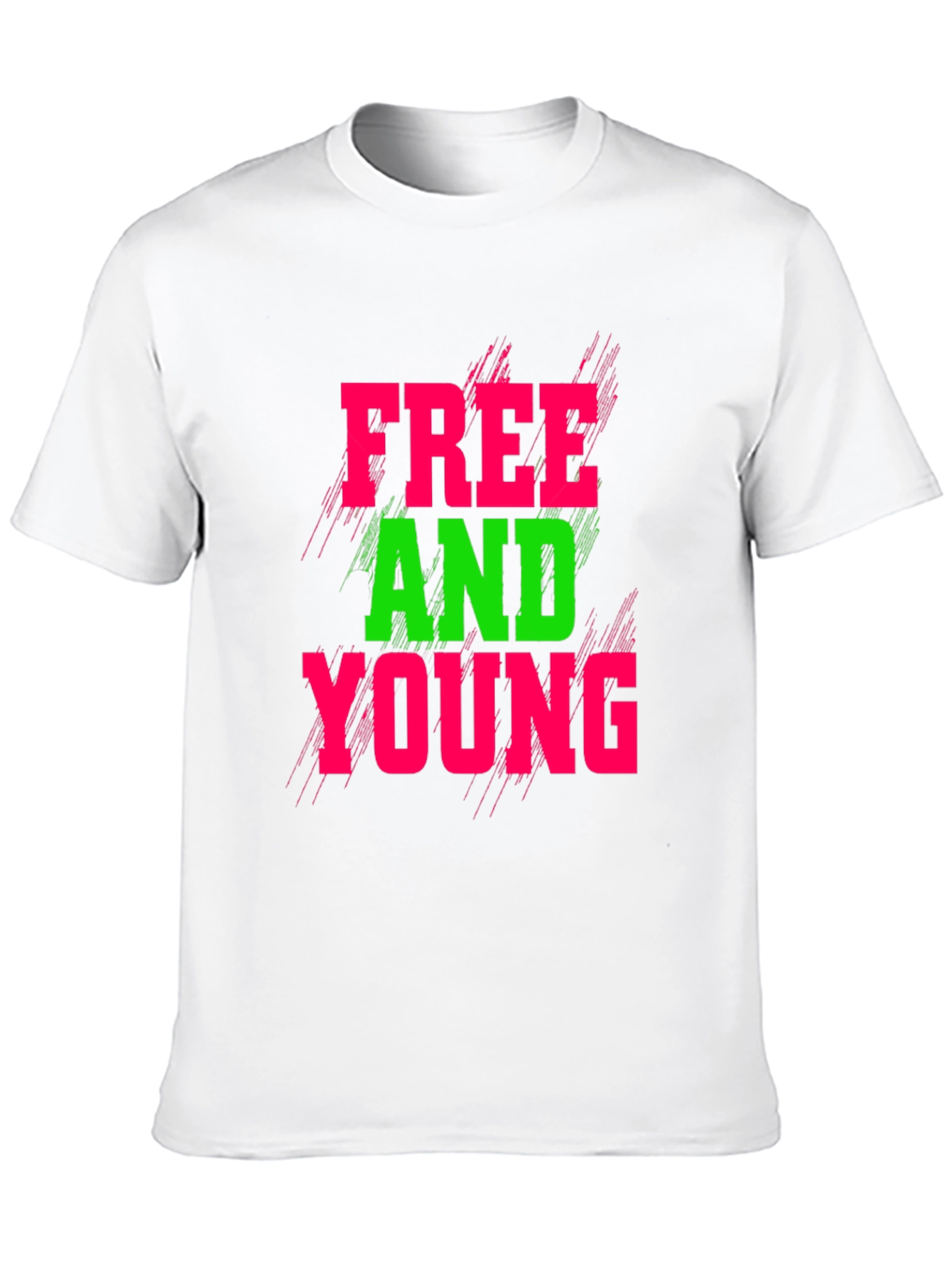 Free and Young Graphic T-Shirt