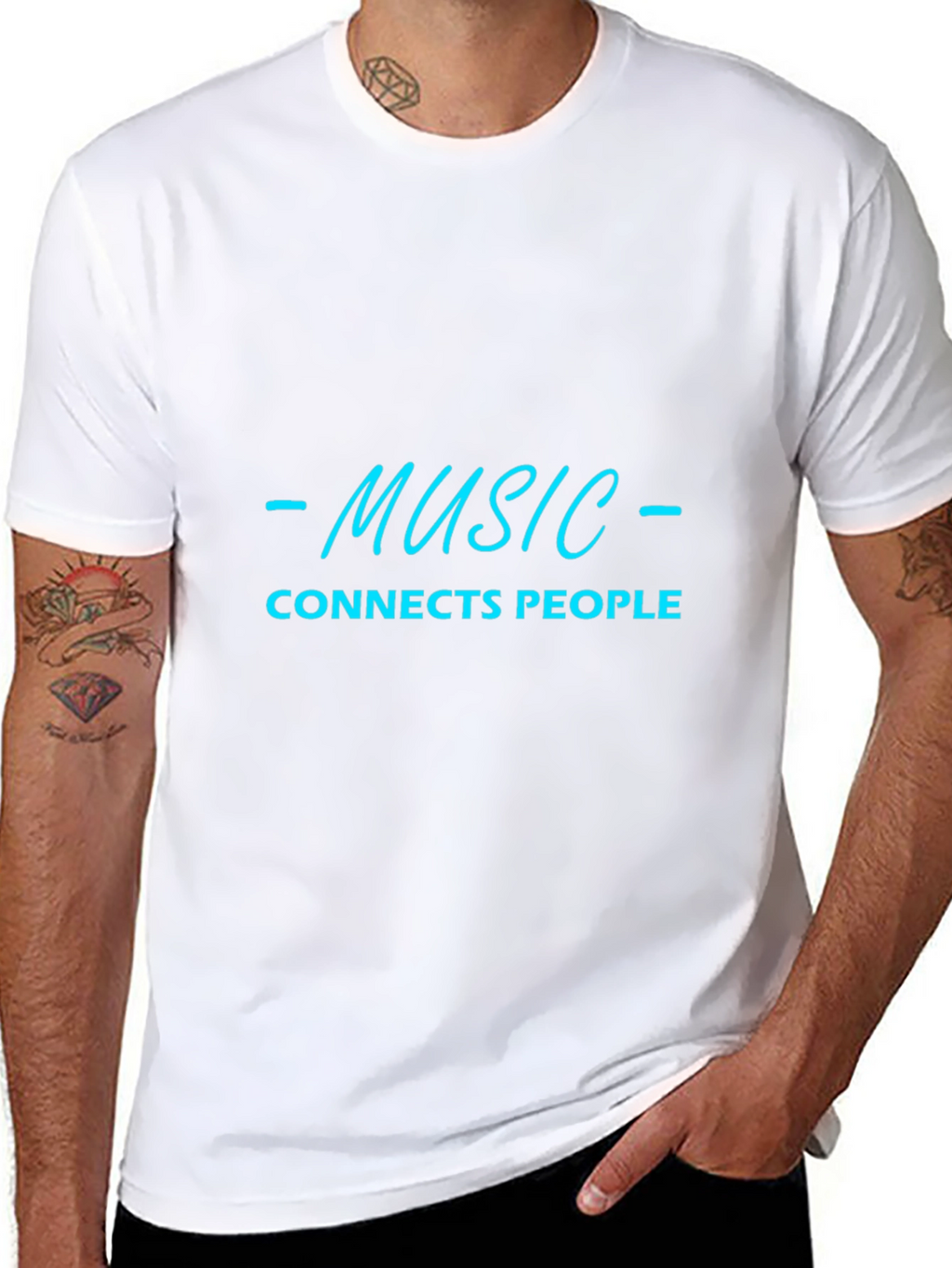 Music Connects People Graphic Tee