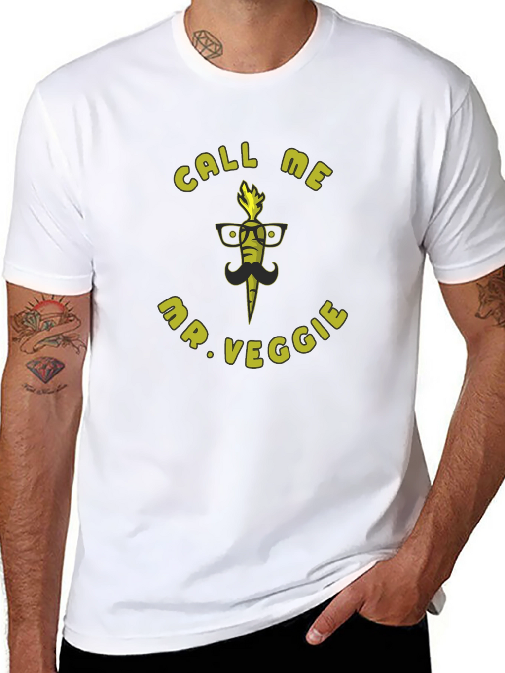 Mr. Veggie Carrot Graphic Tee