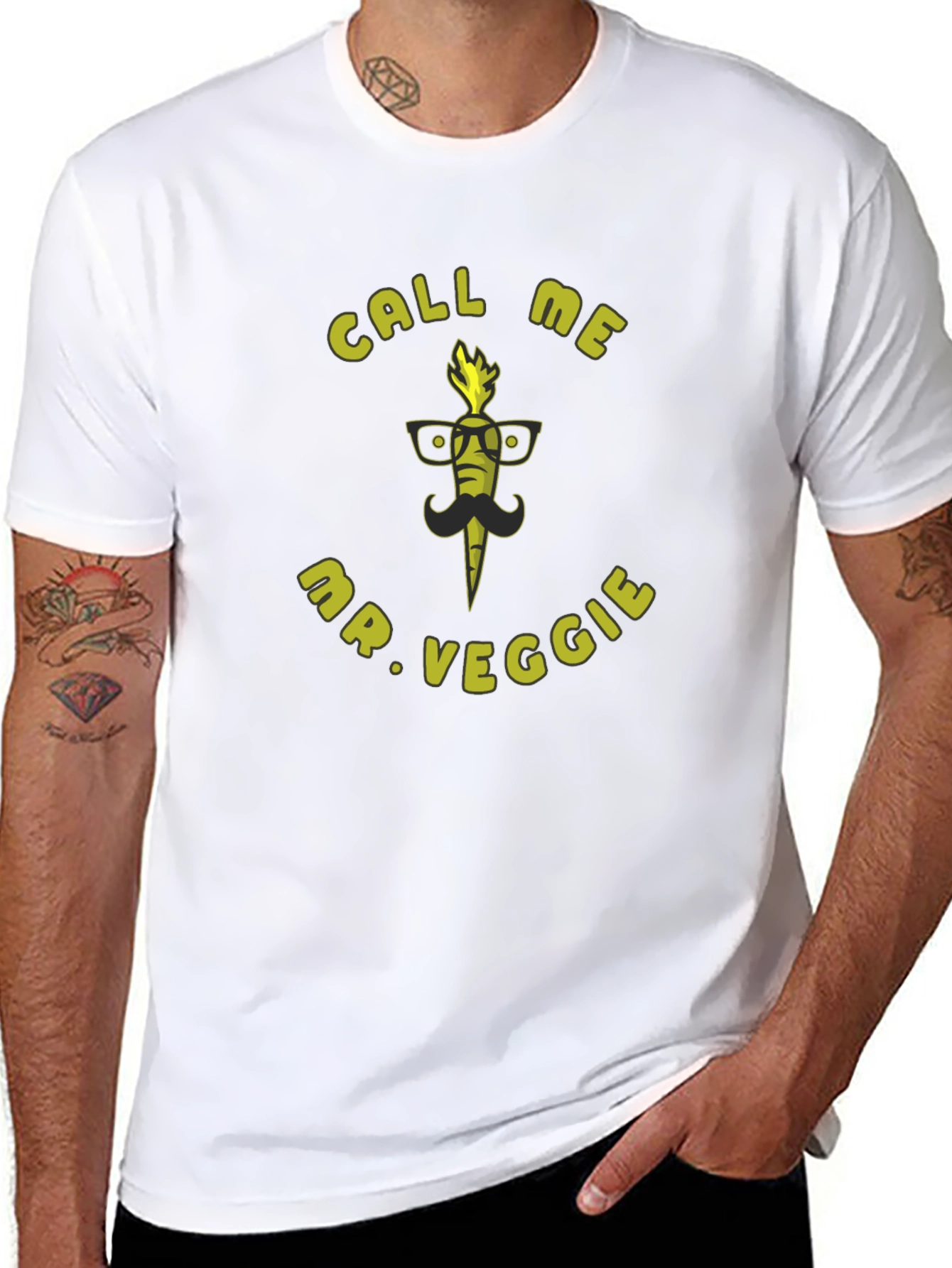 Mr. Veggie Carrot Graphic Tee