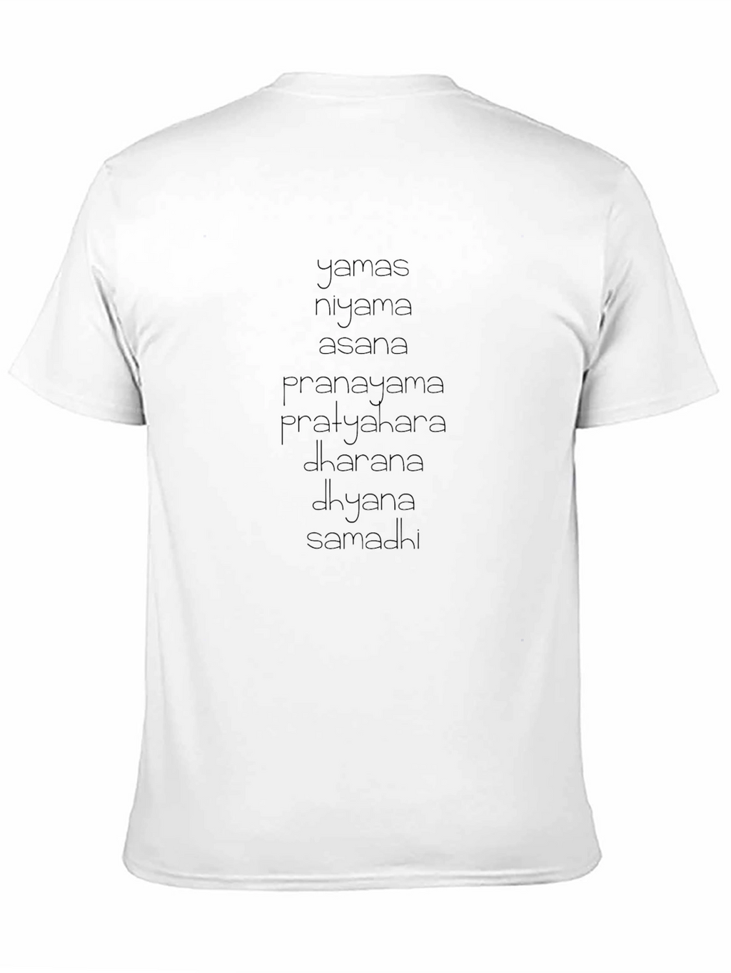 Yoga Eight Limbs Black Graphic Tee