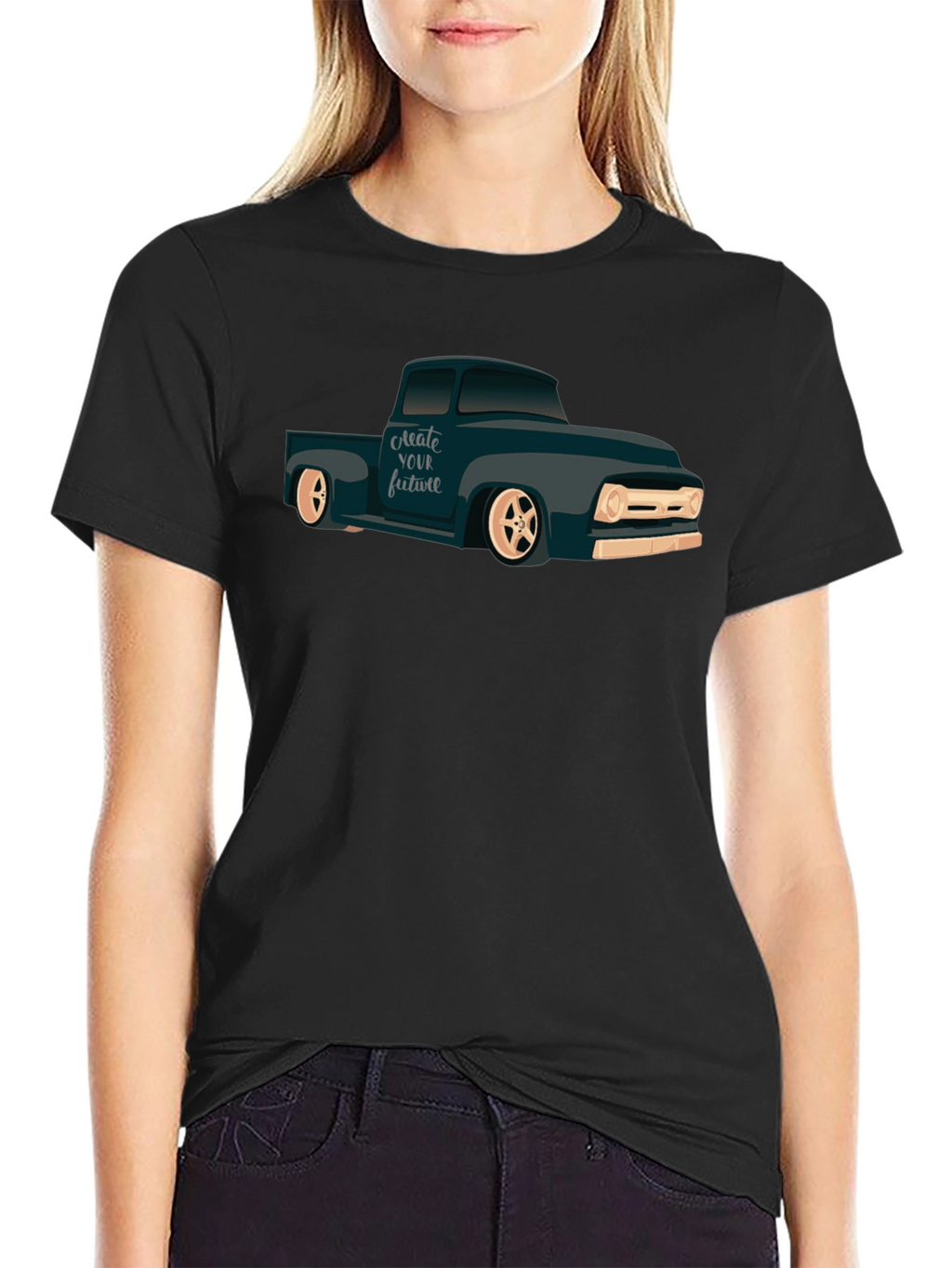 Classic Truck Graphic T-Shirt - Create Your Future