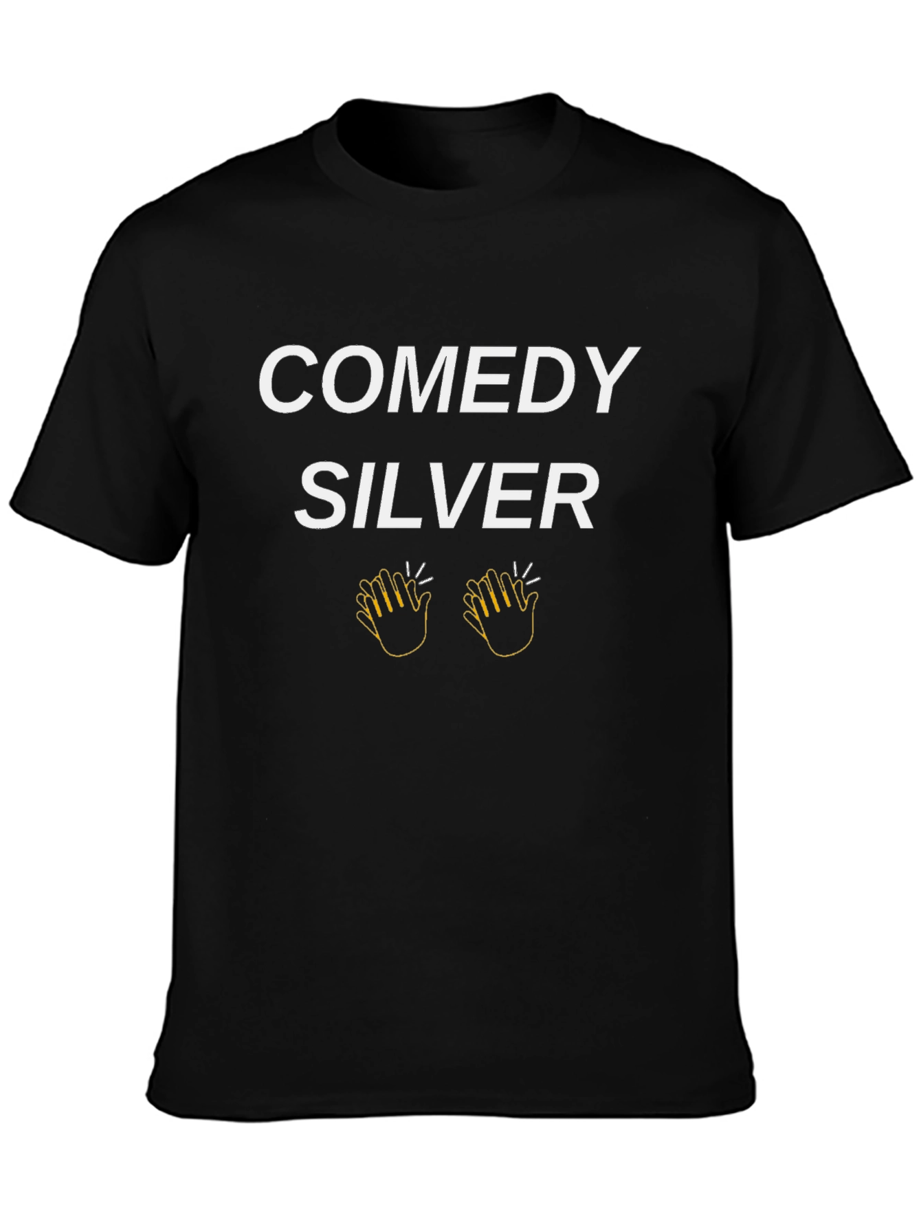 Comedy Silver Graphic Tee