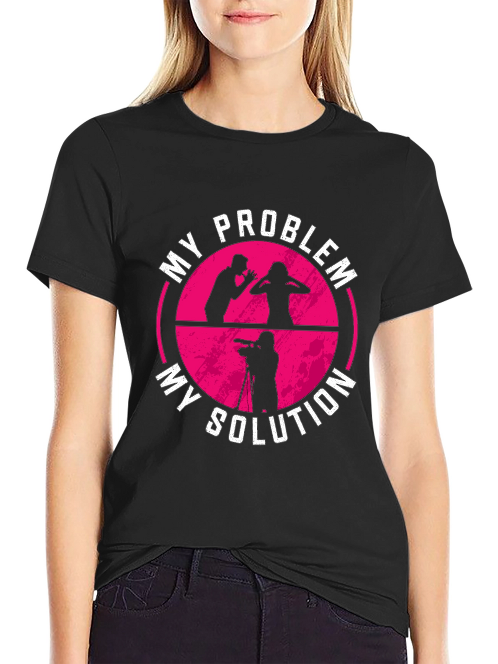 My Problem My Solution T-Shirt Photographer Gift