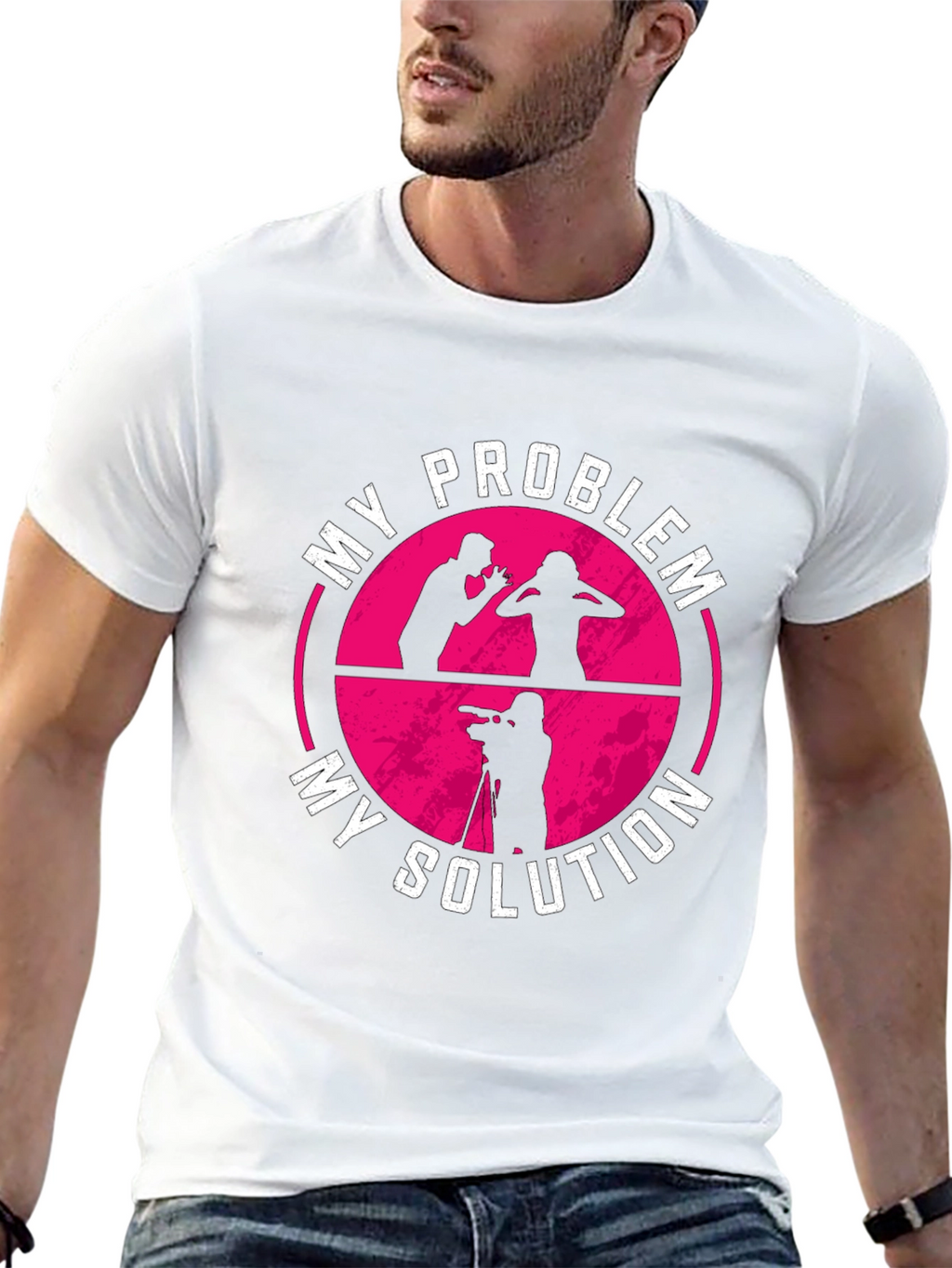 My Problem My Solution T-Shirt Photographer Gift