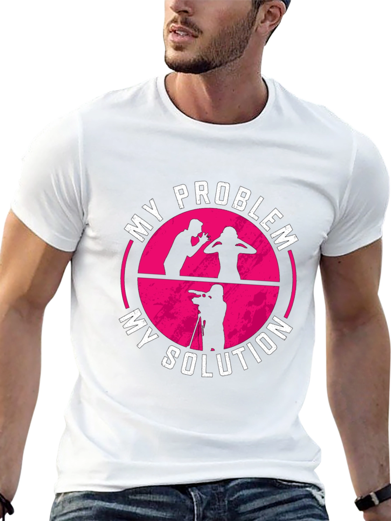 My Problem My Solution T-Shirt Photographer Gift