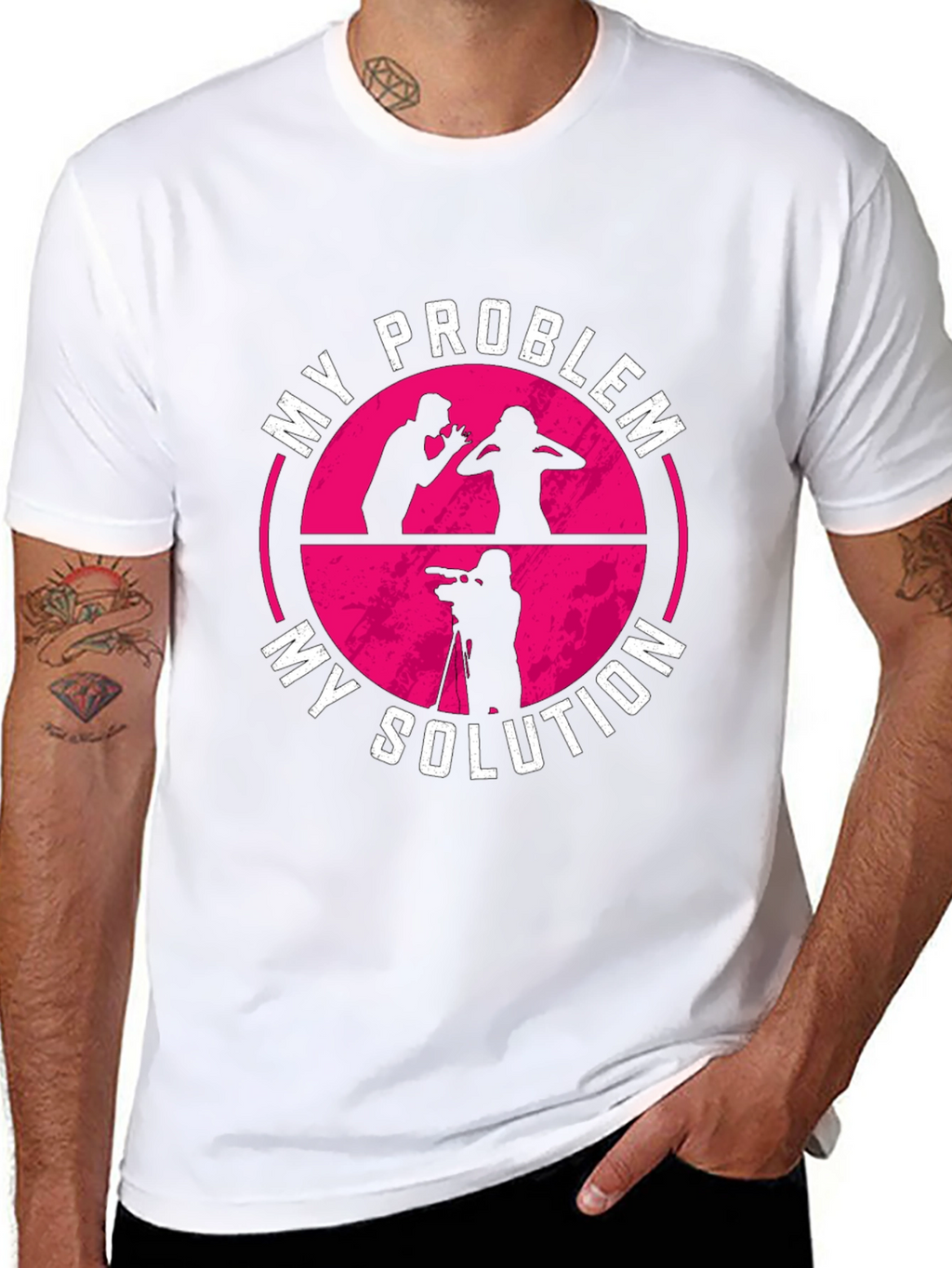 My Problem My Solution T-Shirt Photographer Gift