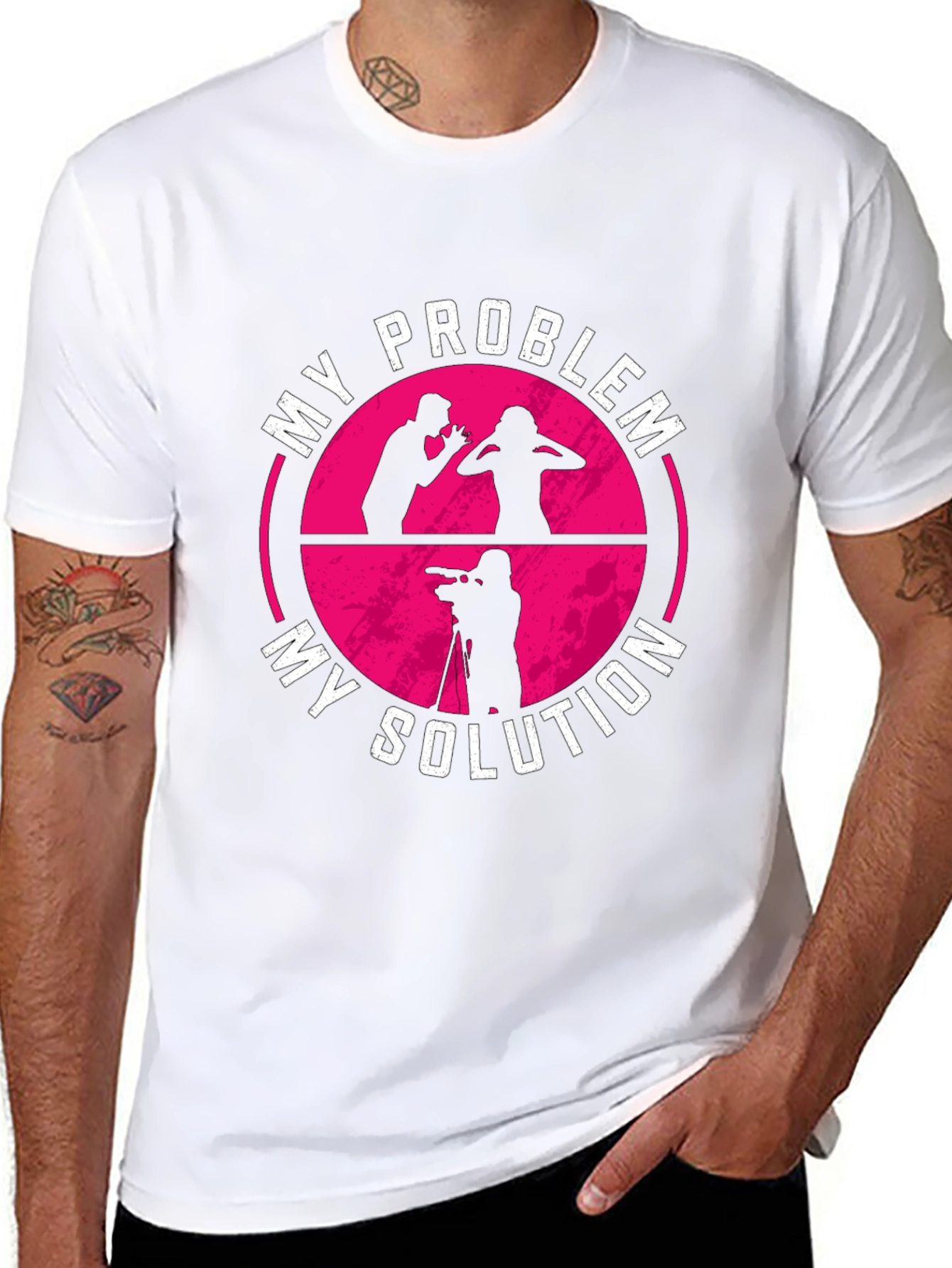 My Problem My Solution T-Shirt Photographer Gift