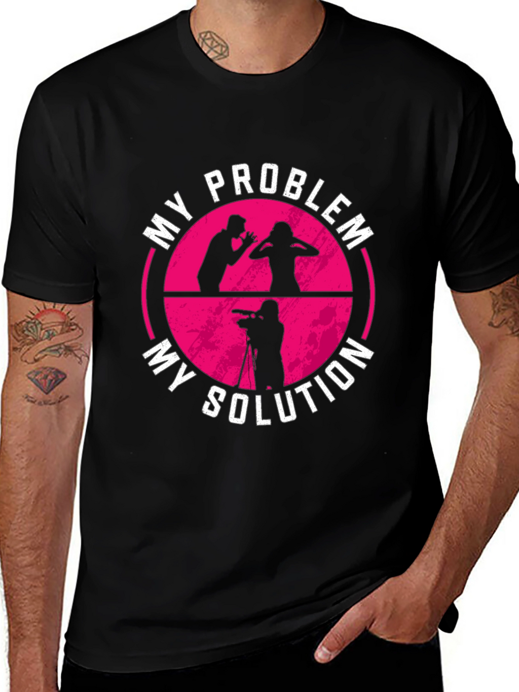 My Problem My Solution T-Shirt Photographer Gift