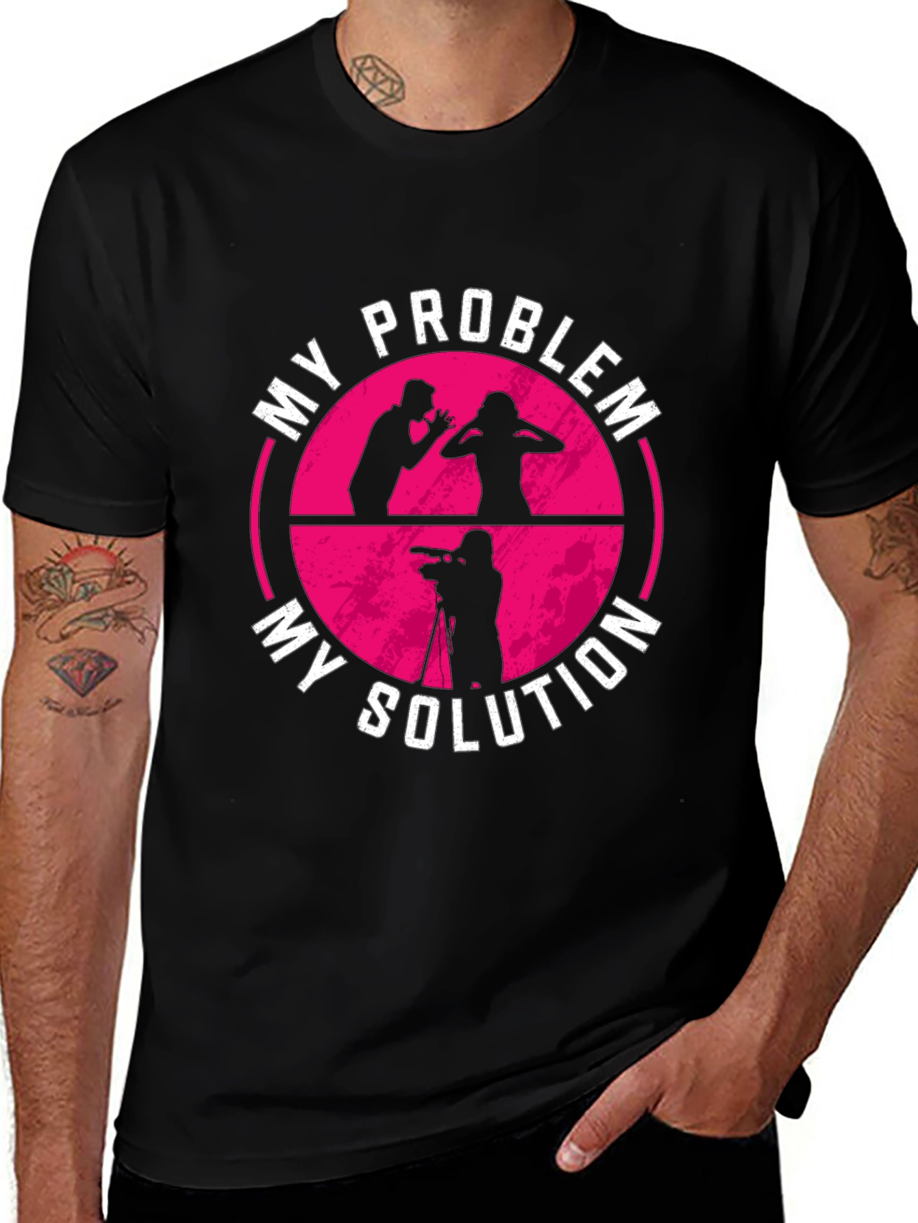 My Problem My Solution T-Shirt Photographer Gift