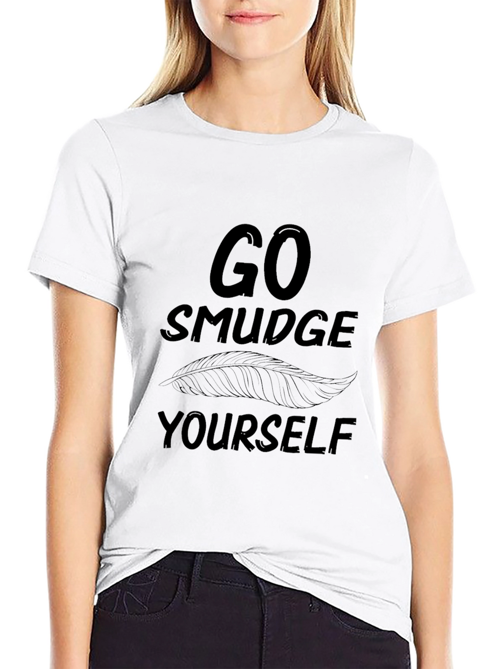 Go Smudge Yourself Black Graphic Tee