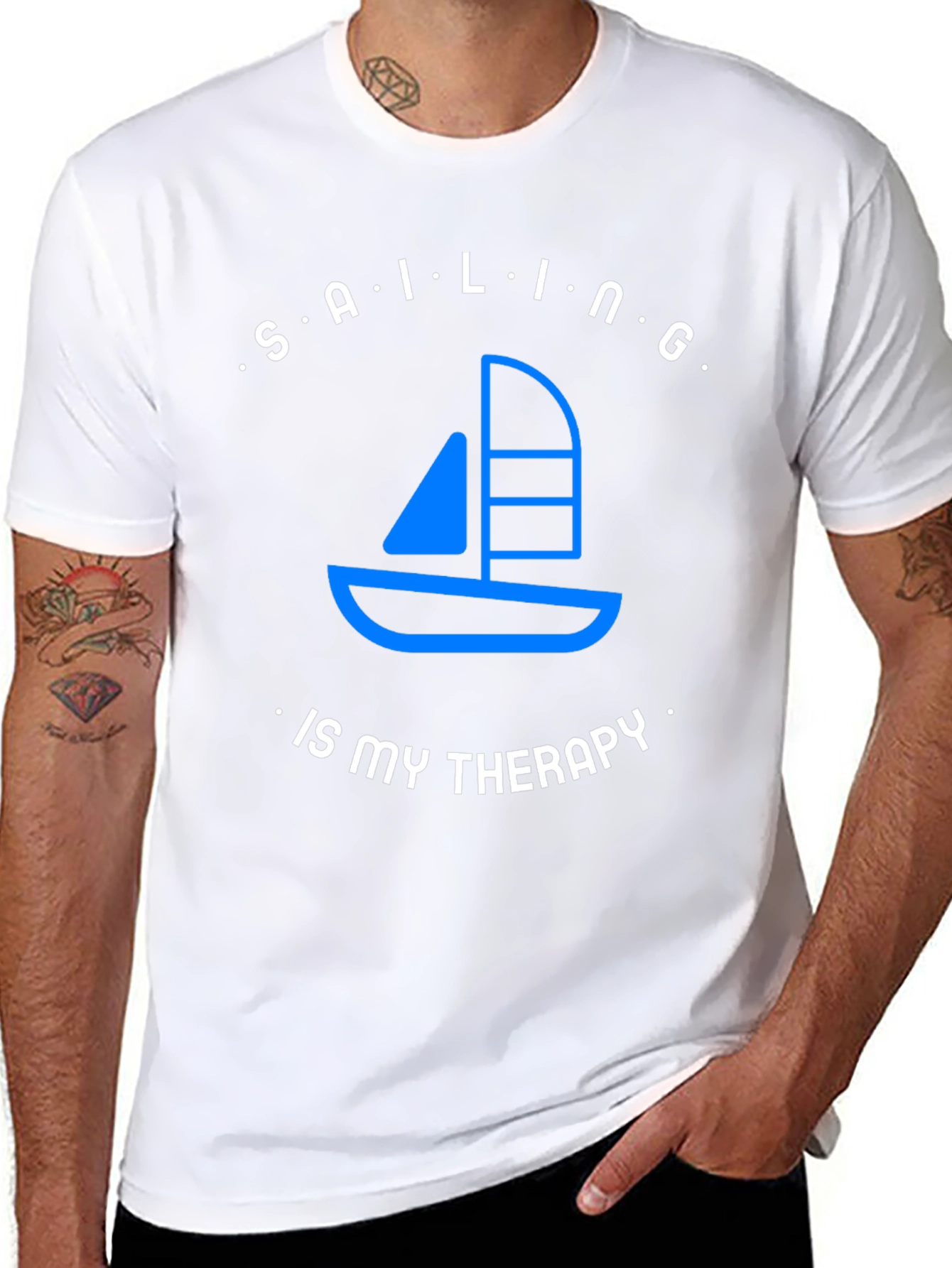 Sailing is My Therapy Graphic T-Shirt