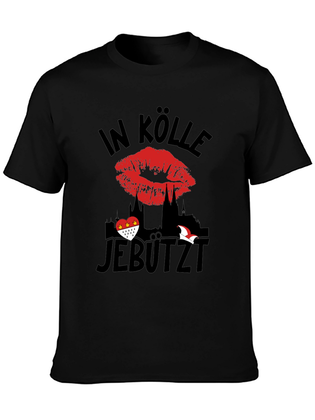 In Kölle Jebützt Mens T-Shirt Cologne Germany