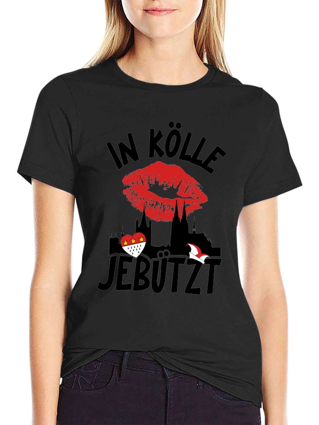 In Kölle Jebützt Mens T-Shirt Cologne Germany