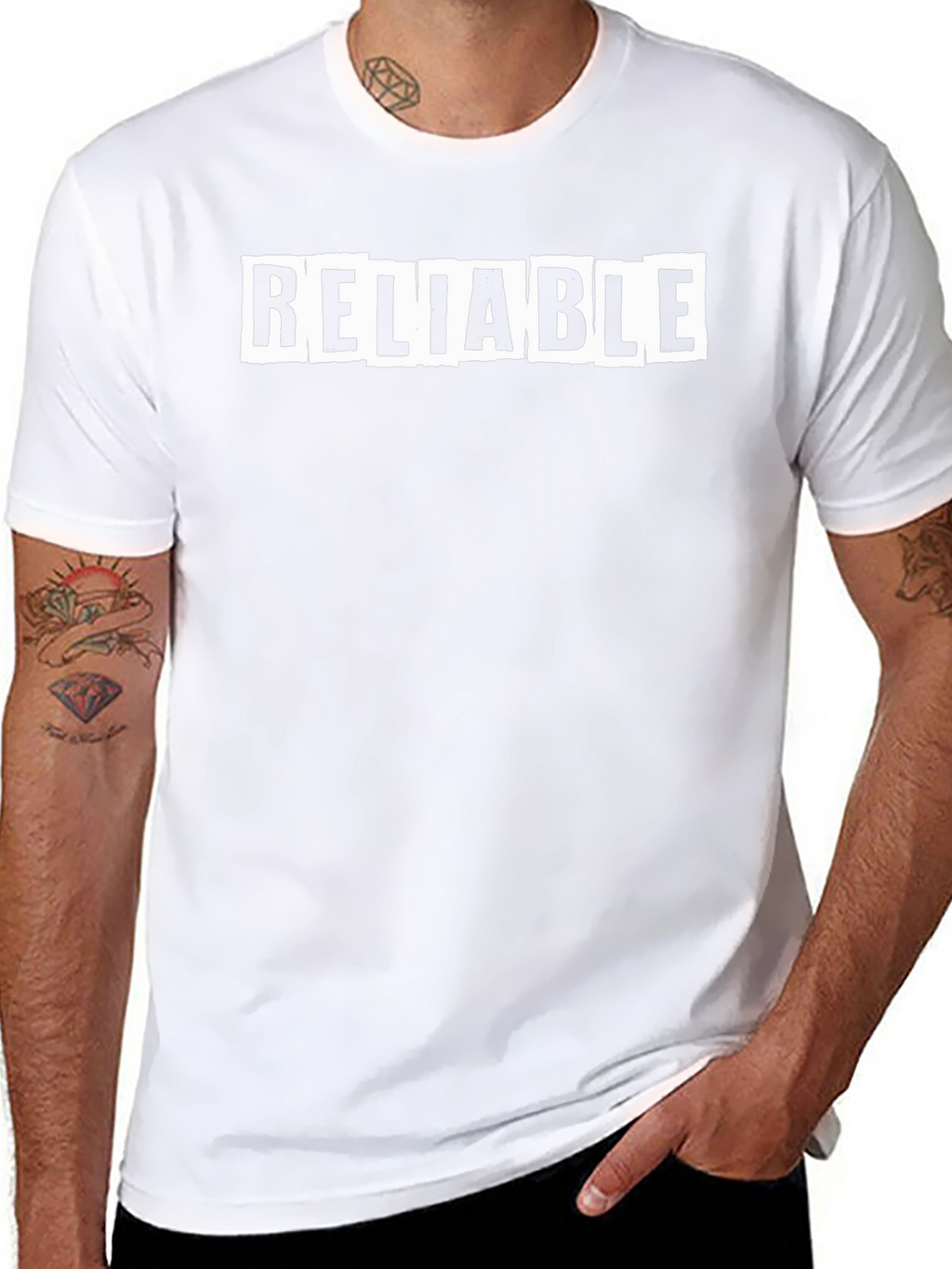 Reliable Statement Graphic Tee - Black