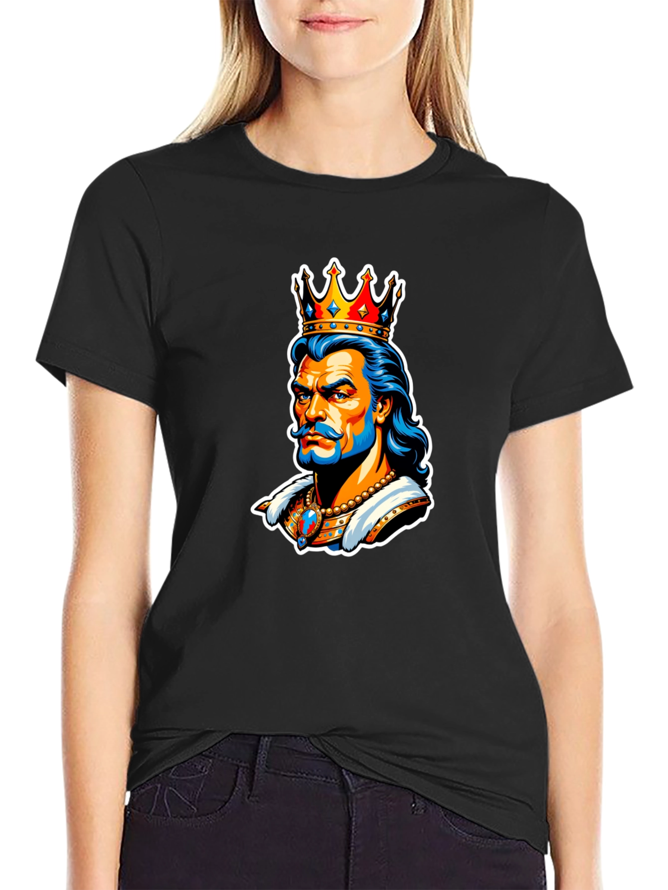 King Cartoon Graphic T-Shirt