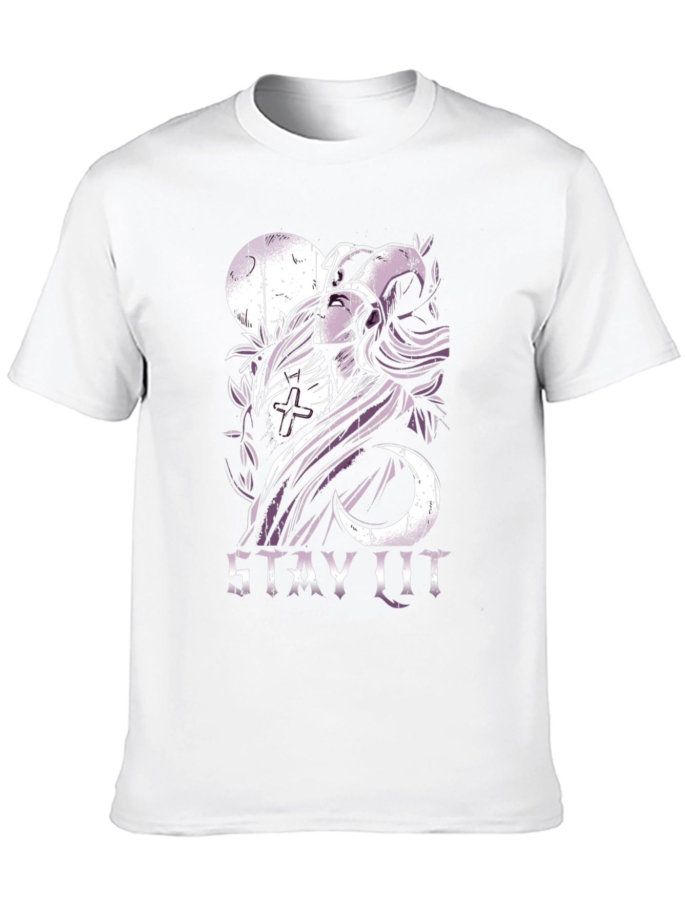 Stay Lit Graphic T-Shirt - Black